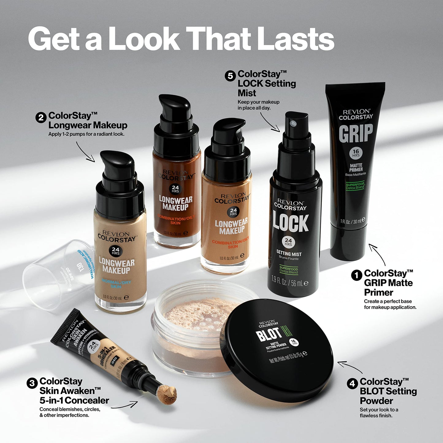 Revlon ColorStay Maquillaje para piel normal/seca SPF 20, Colorstay Oily/Combination Foundation, Capuccino, 29,57ml
