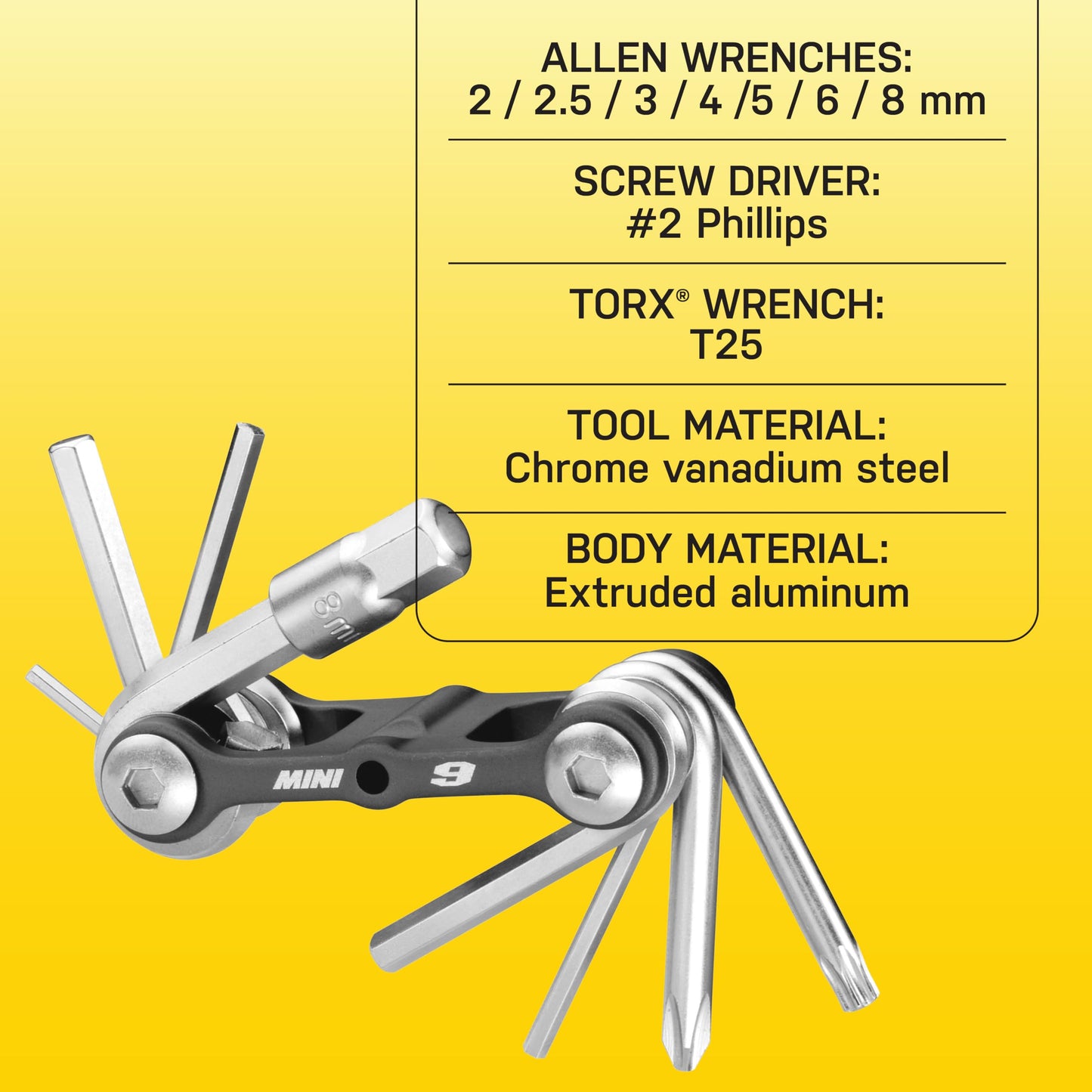 Herramienta para Bicicleta Topeak Mini 9 Funciones