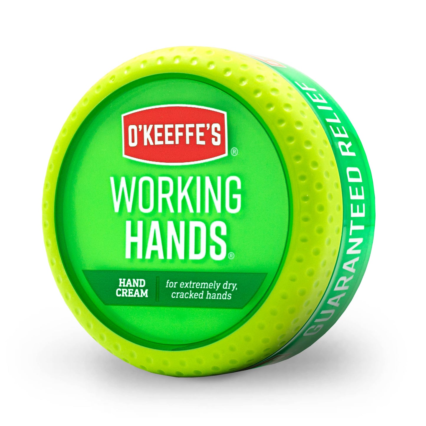 O'Keeffe's Working Hands Crema para manos, frasco de 100 ml, frasco + Bálsamo labial reparador sin perfume para labios secos y agrietados, paquete de 2 unidades