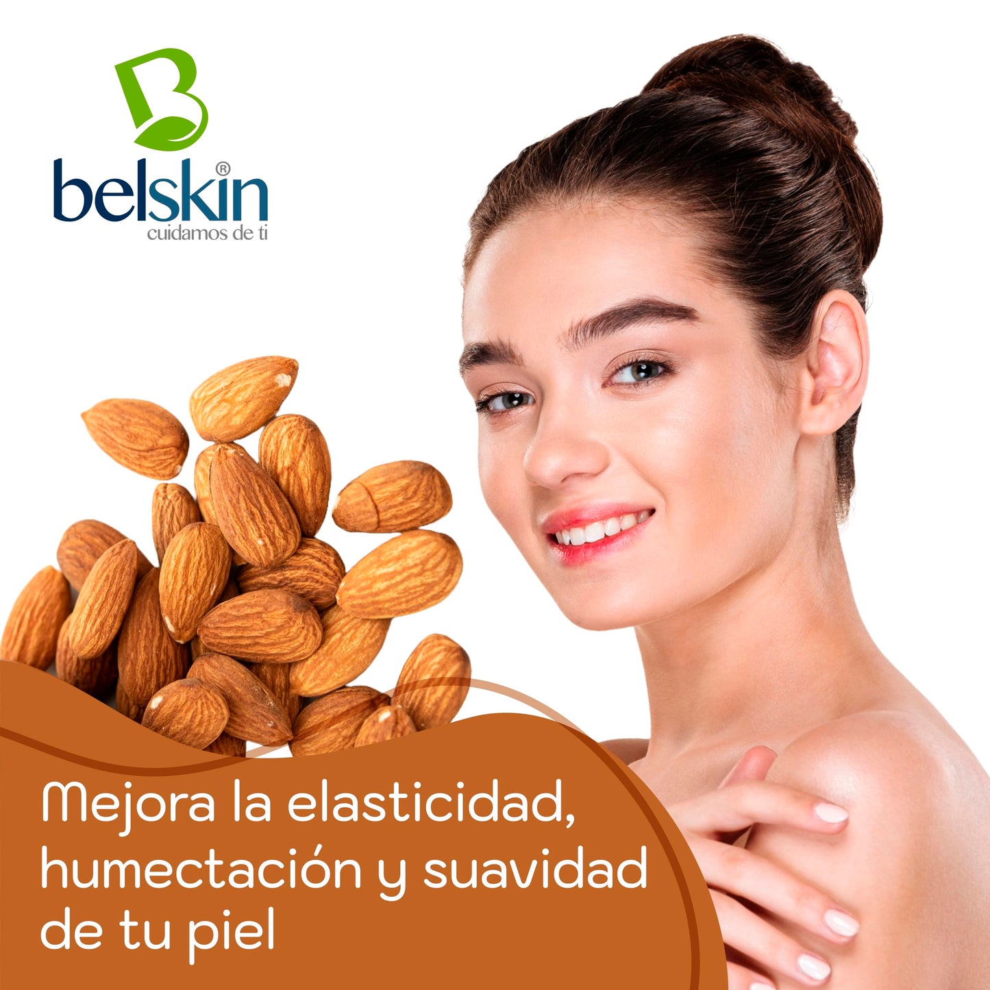 Belskin | 6 Pack Aceites Cosméticos de Almendra | Aceite Para uso Corporal – Piel, Cuerpo y Cabello | Aceite para Cabello - Aceite Facial - Aceite Corporal | Hidrata y Suaviza Naturalmente | Aporta Fuerza y Brillo a Uñas y Pestañas | Cabello más Brilloso