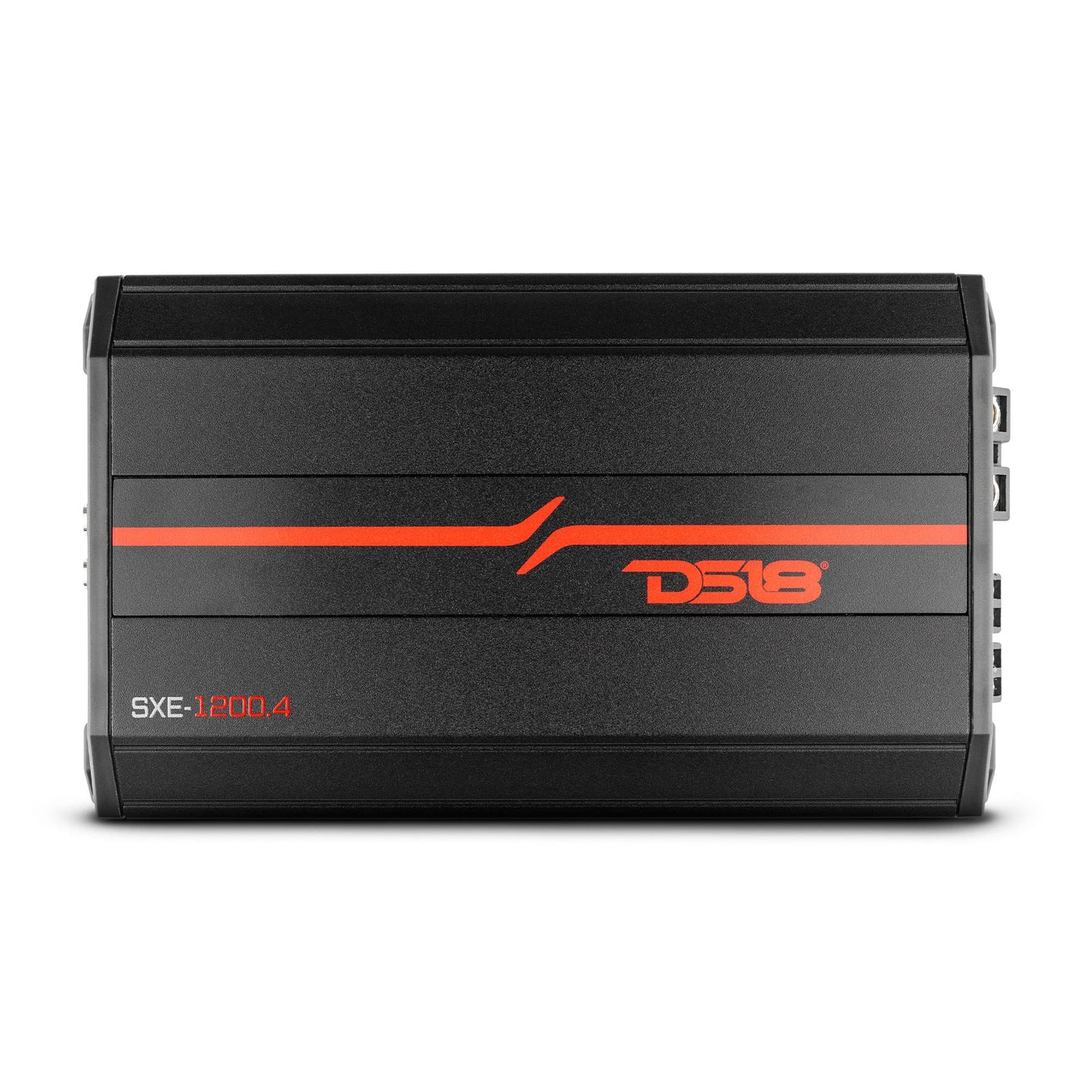 Amplificador de Coche DS18 Negro Rango Completo Clase A/B 4 Canales 1200 Vatios para Sistema de Audio del Coche