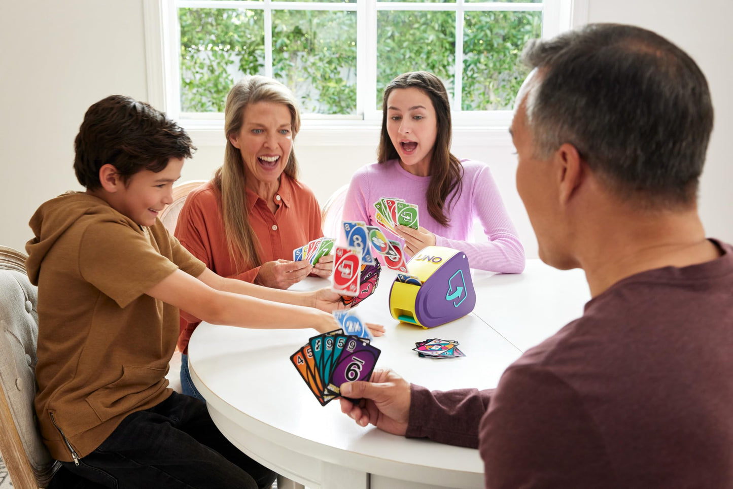 Juego de Mesa Mattel Games UNO Flip Attack para Niños de 7 Años en Adelante