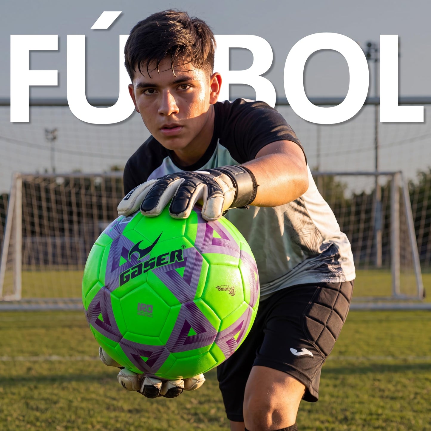 Gaser Balón de Fútbol IRO Neon Fosfo Talla 5