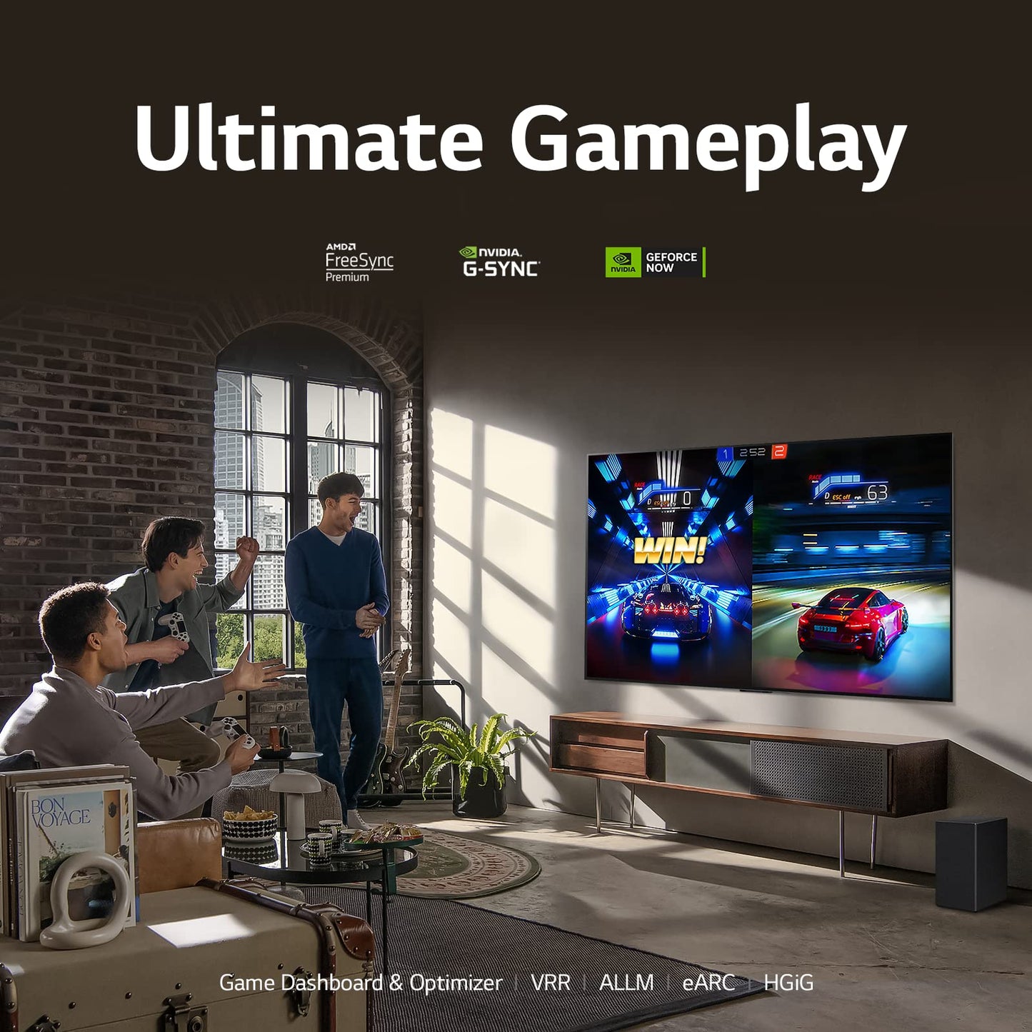 LG G3 Series 65 Pulgadas Clase OLED EVO 4K Procesador Smart TV de visualización Plana para Juegos con Magic Remote AI-Powered Gallery Edition OLED65G3PUA, 2023 con Alexa Incorporado