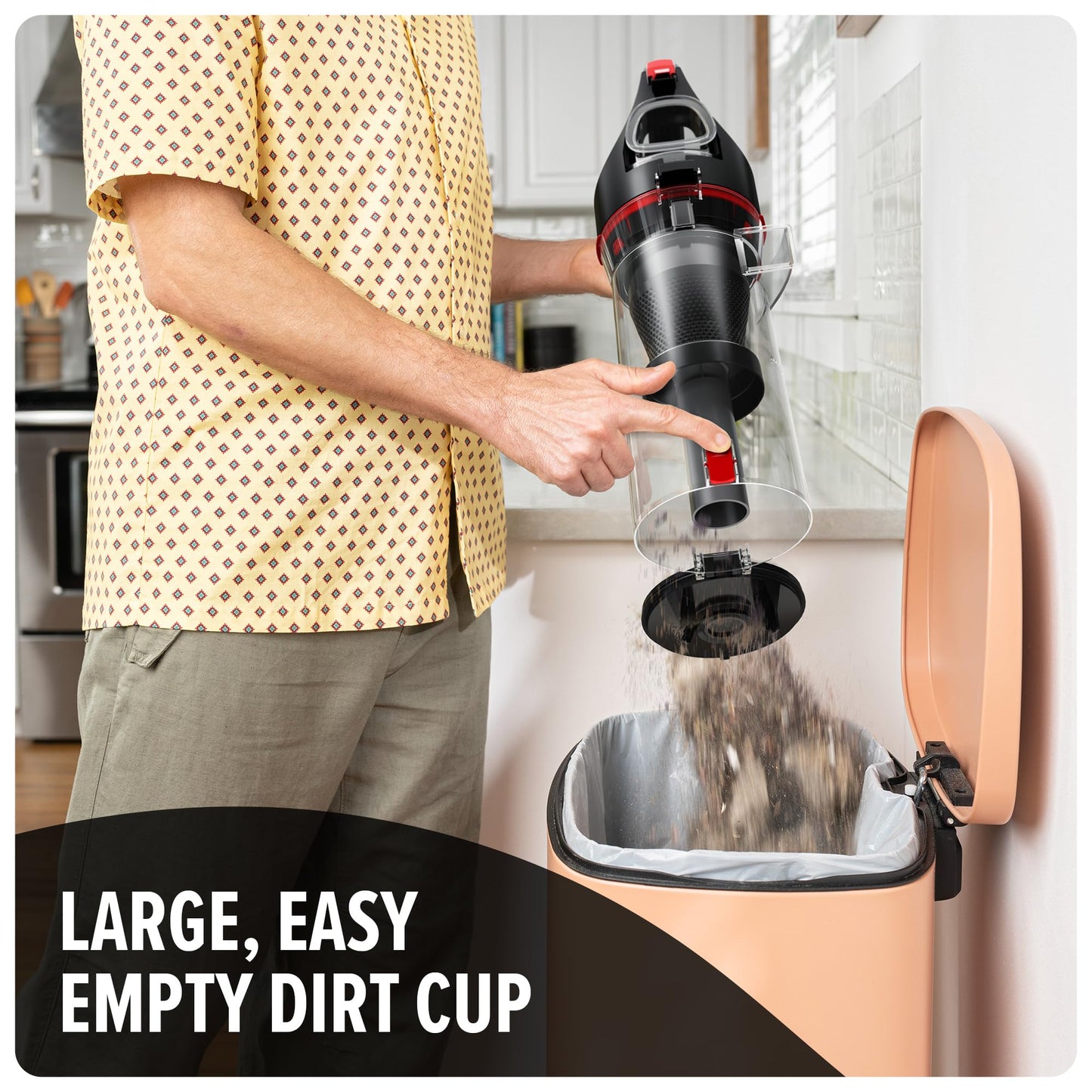 Dirt Devil - Aspiradora Vertical para alfombras y Suelos Duros, con Kit de Herramientas para Mascotas, Potente, Ligero, con Cable para Uso doméstico