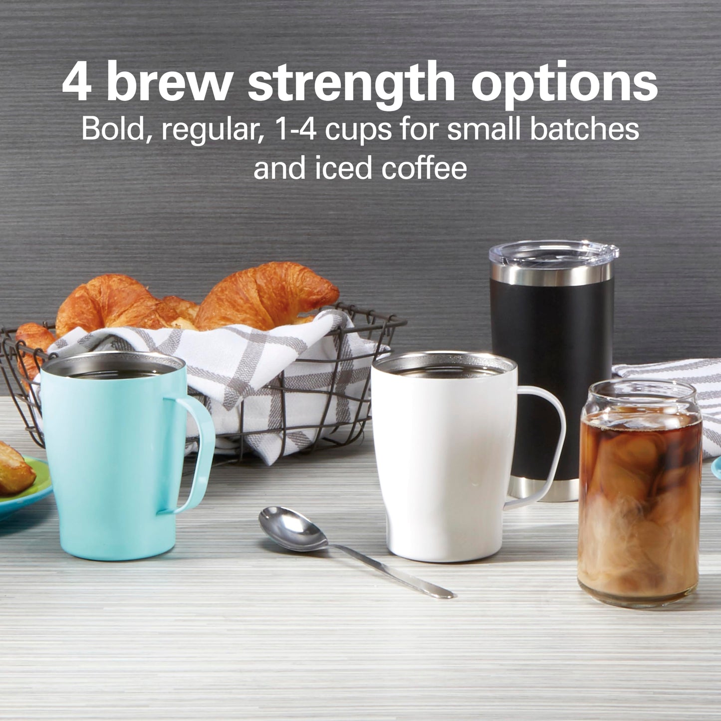 Hamilton Beach brewstation 47380 dispensador de 10 tazas cafetera, Negro, 12 tazas, 1