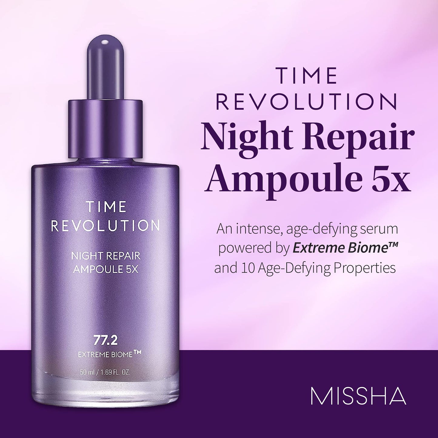 Missha - Time Revolution Night Repair Ampoule 5x '50ml'