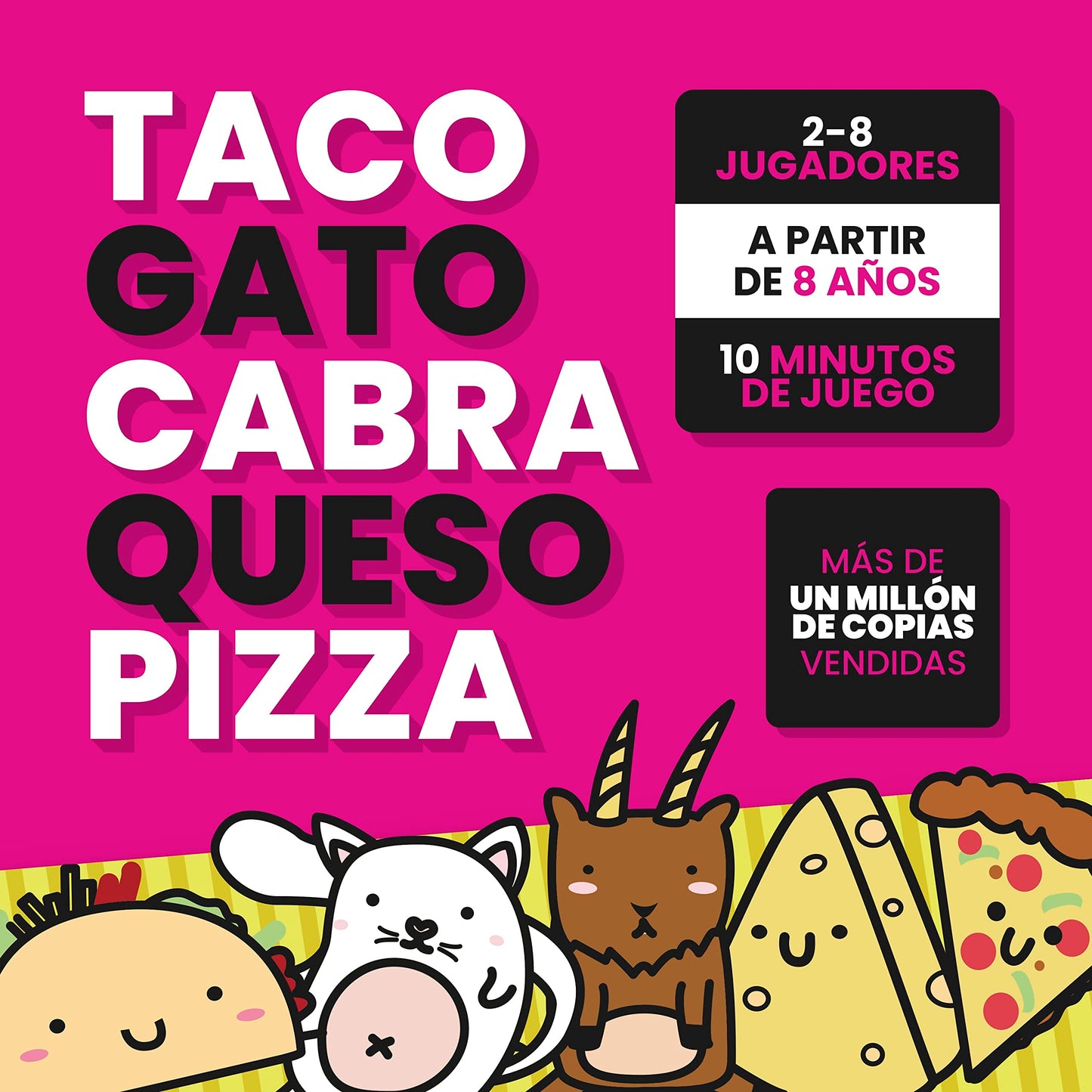 Juego de Mesa Dolphin Hat Games Taco Gato Cabra Queso Pizza Edición Española