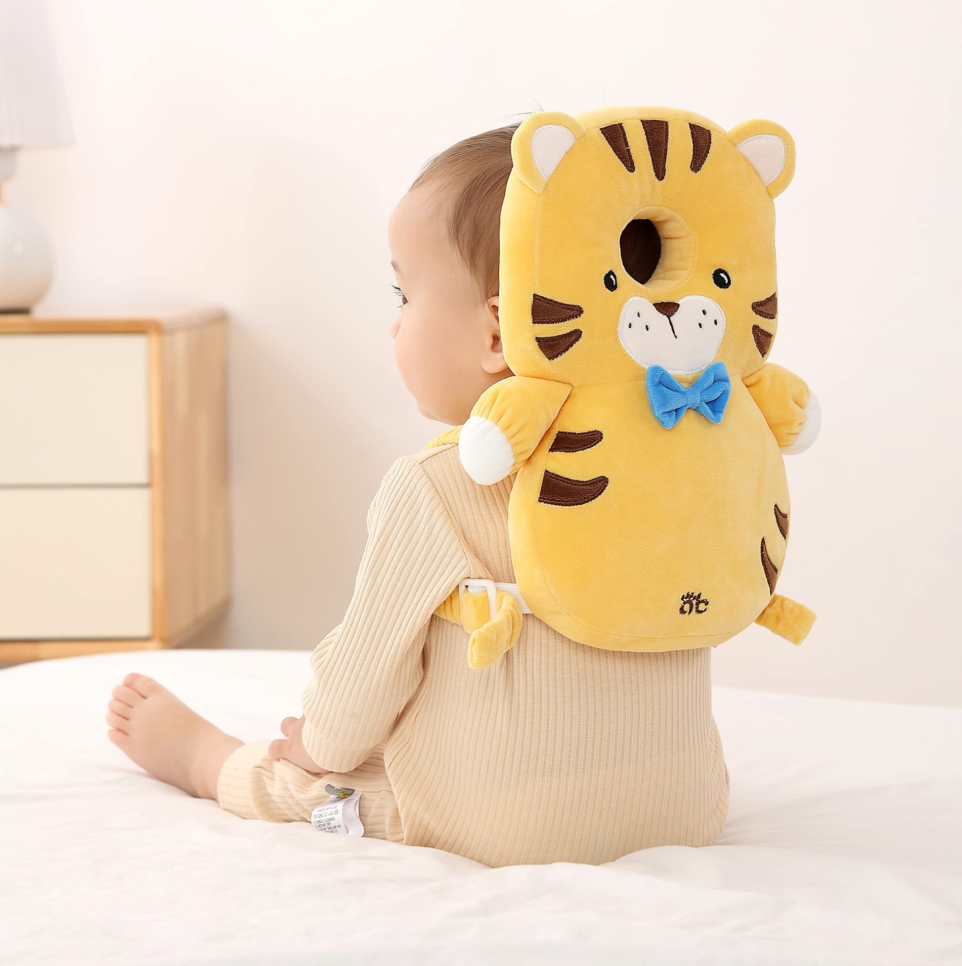 Mochila Protectora de Cabeza de Bebé Feidoog Z-Panda con Rodilleras para Gatear y Caminar