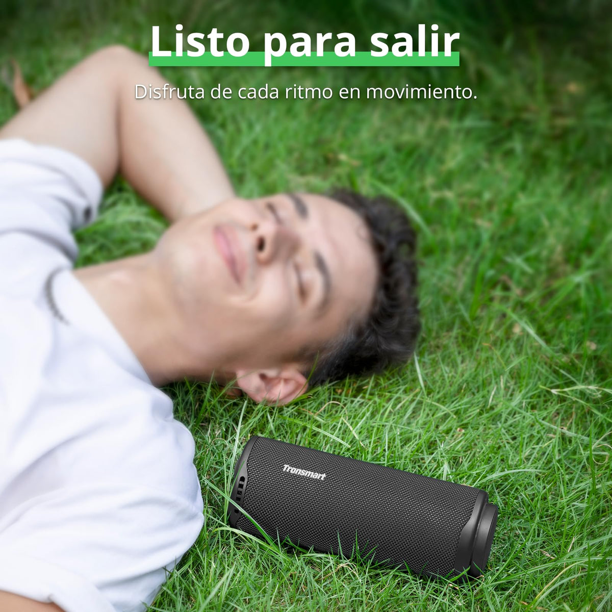 Bocina Bluetooth Tronsmart Gris 40W 360° Exteriores IPX7 Audio 2.1 Canales