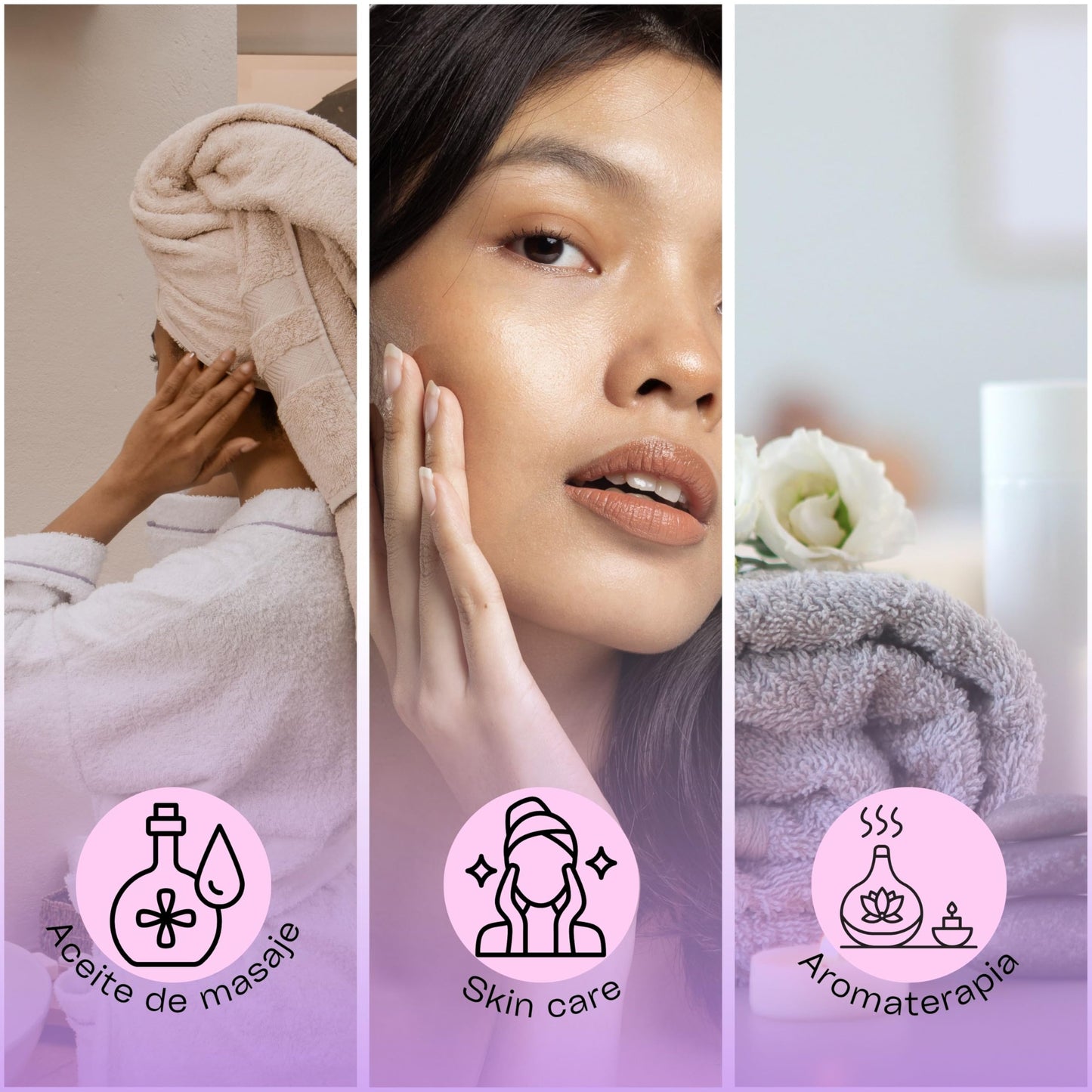 Aceite para Masaje Padifymx Lavanda Antiestrés y Aromaterapia Corporal
