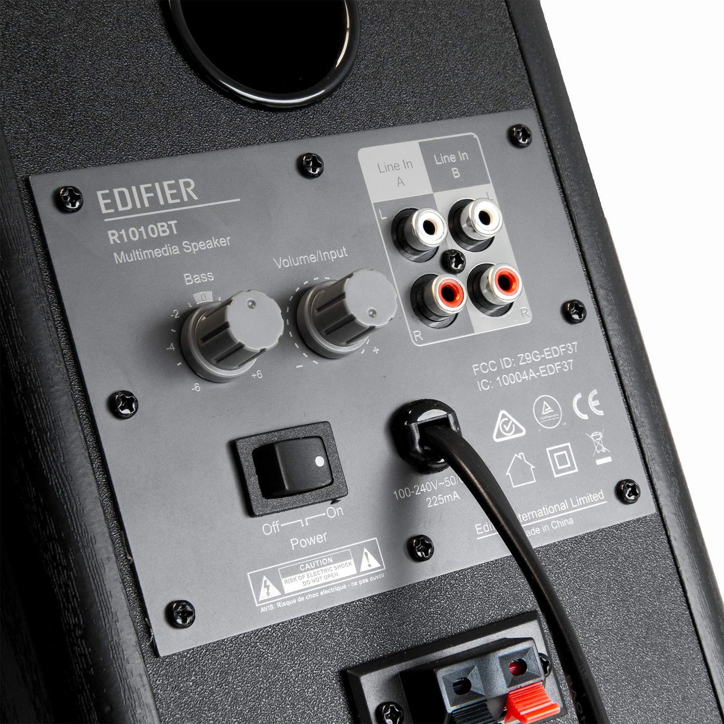 Edifier R1010BT Altavoces Activos de estantería Bluetooth de 4 Pulgadas - Altavoces 2.0 para Ordenador - Altavoces Monitor de Estudio Activos - Color Negro