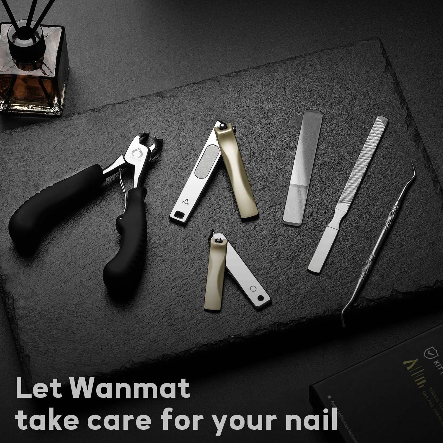 Wanmat Kit De Herramientas Cortauñas,Acero Inoxidable Uñas Encarnadas Cortauñas Alicates,Cortauñas Alicates Para uñas Encarnadas grueso Profesional, Cortaúñas grueso para personas mayores (plata)