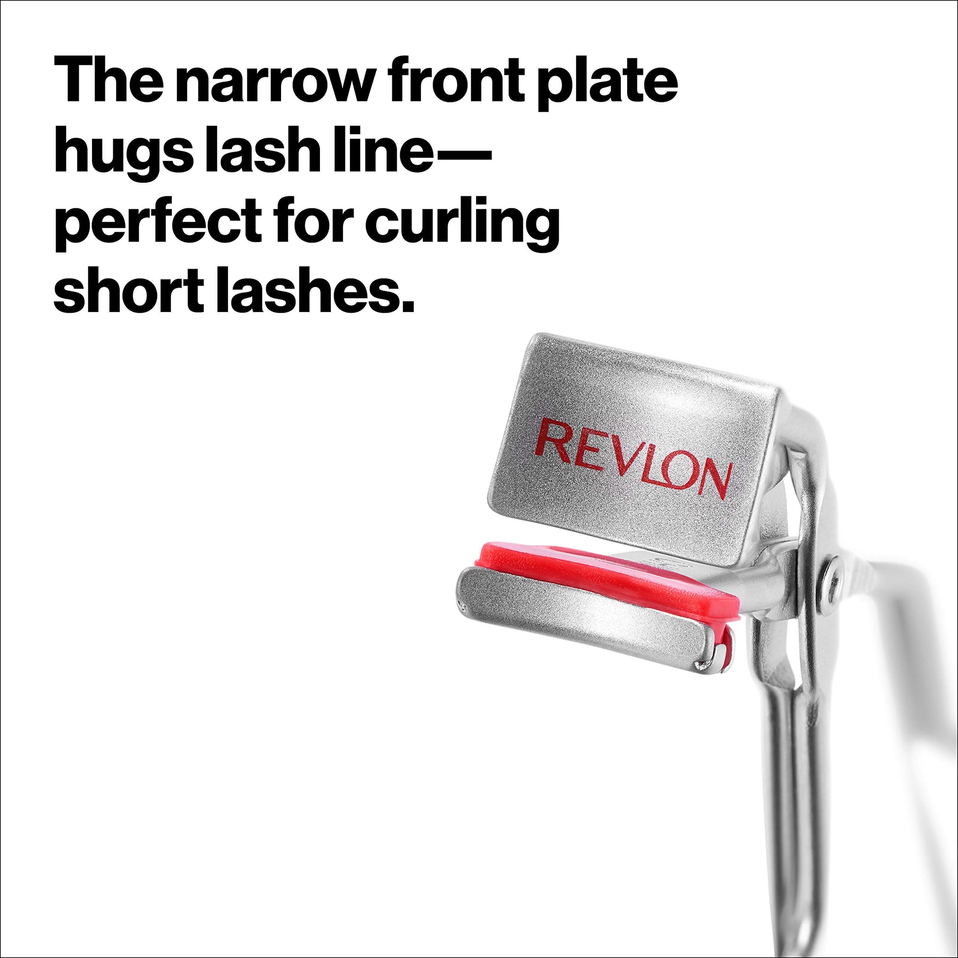 Revlon 309970075538 Rizador de Pestanas de alta Precision, Plata, Estandar, Paquete de 1
