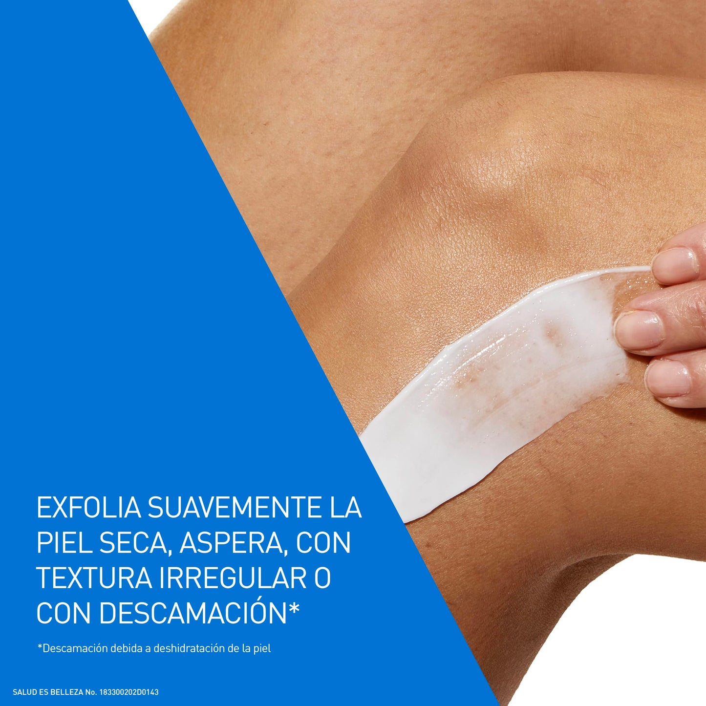 CeraVe Crema Alisadora Anti-Rugosidades con Fórmula Exfoliante para Piel Seca, Áspera y Rugosa 340gr