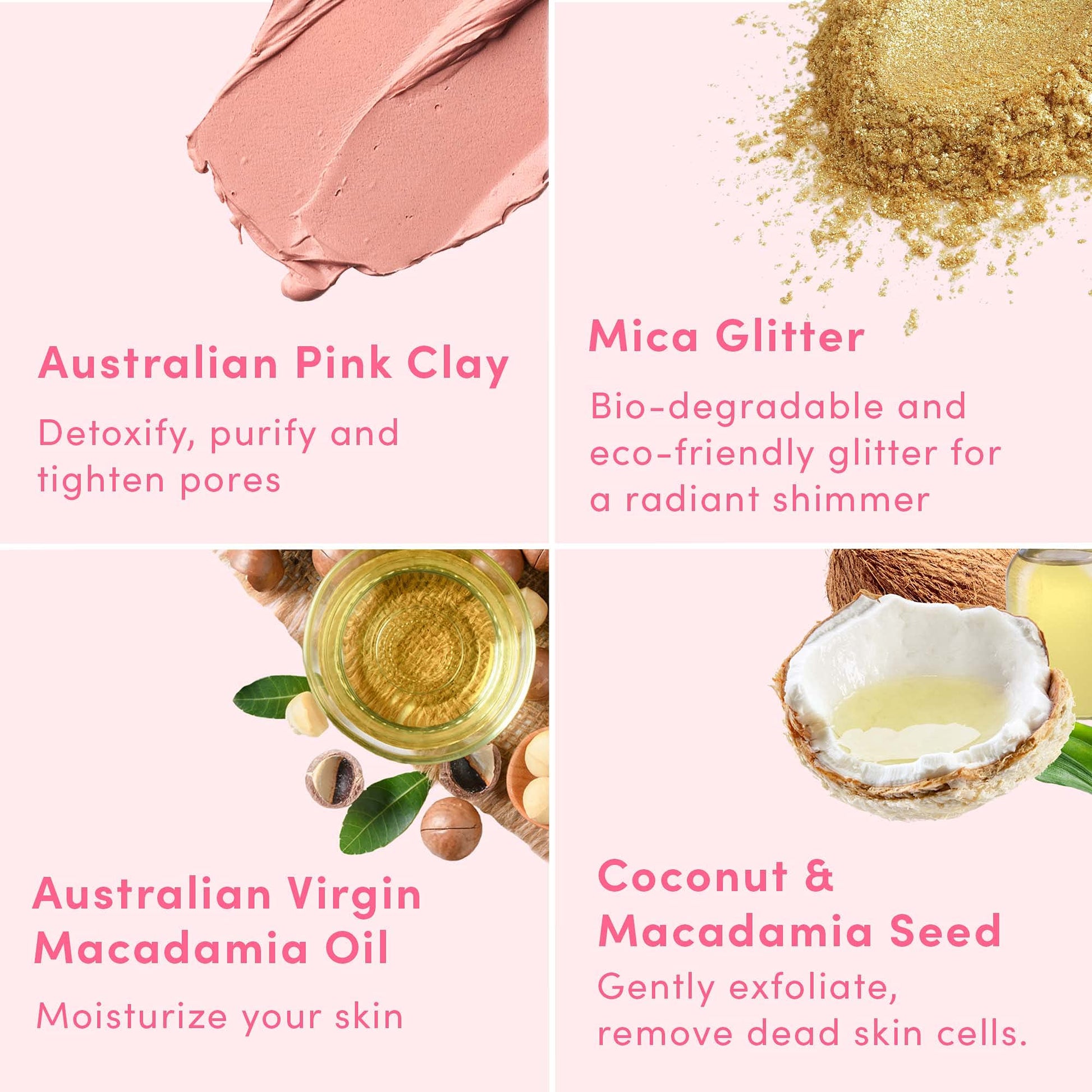Exfoliante Corporal Sand & Sky Arena Orgánico de Arcilla Rosa Australiana