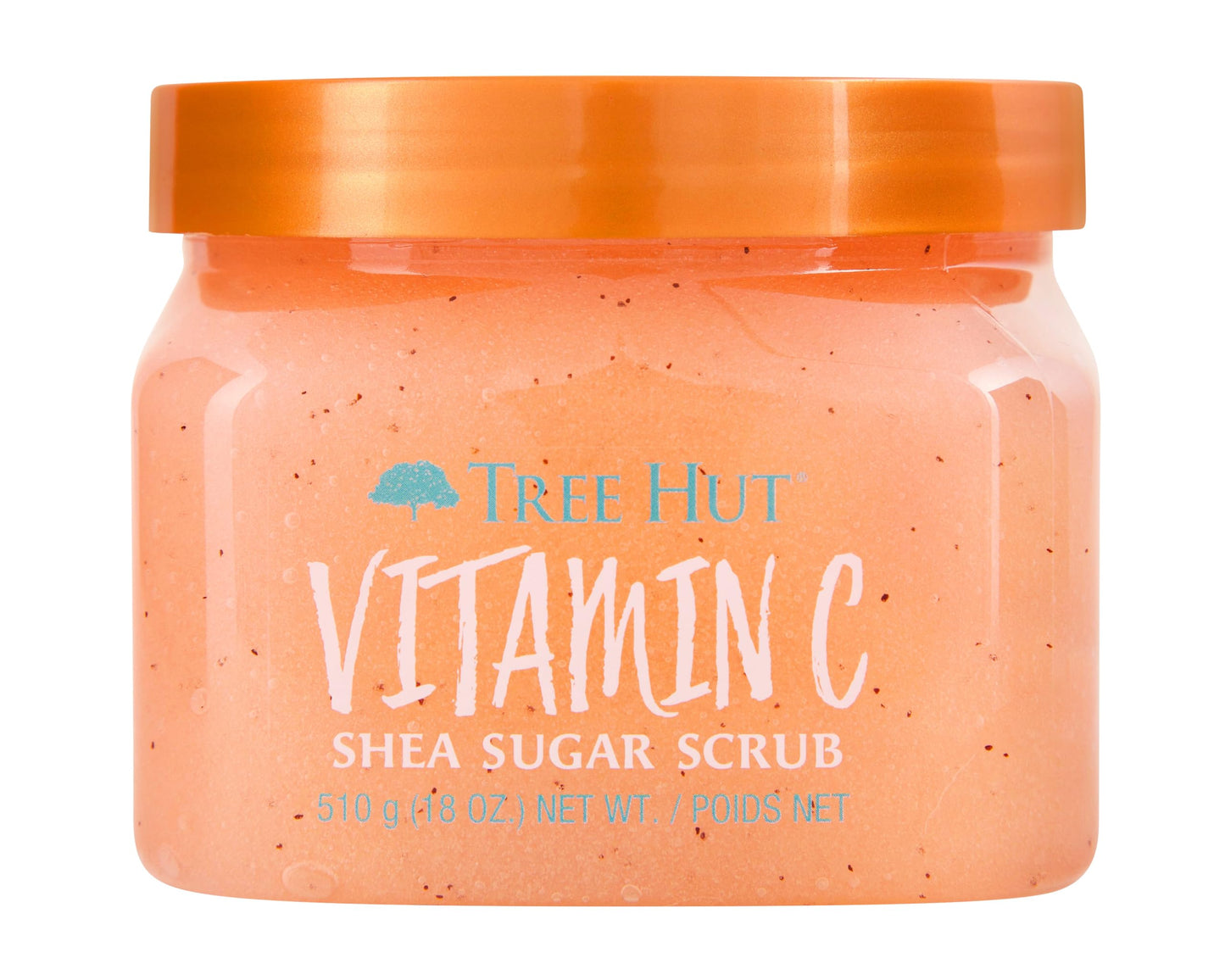 TREE HUT, Vitamin C Shea Sugar Scrub, Exfoliante Corporal de Azúcar Natural 510 gramos + TREE HUT, Coco Colada Shea Sugar Scrub, 510 gramos