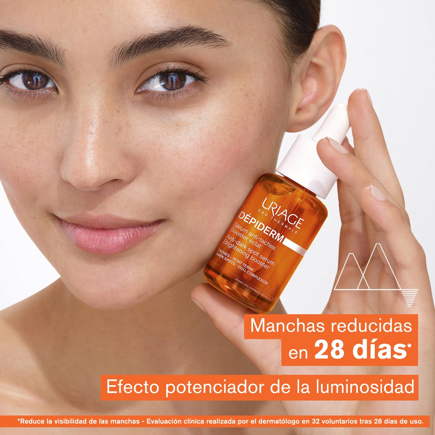 Uriage Depiderm Sérum de vitamina C estabilizada 30ml -solución antimanchas para una piel luminosa con un complejo de vitamina C al 20% y niacinamida - Sin fragancia - apto para pieles sensibles - no comedogénico - testado dermatológicamente