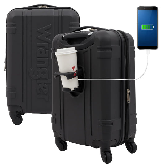 Equipaje de Mano Wrangler Negro Astral Hardside 50,8 cm