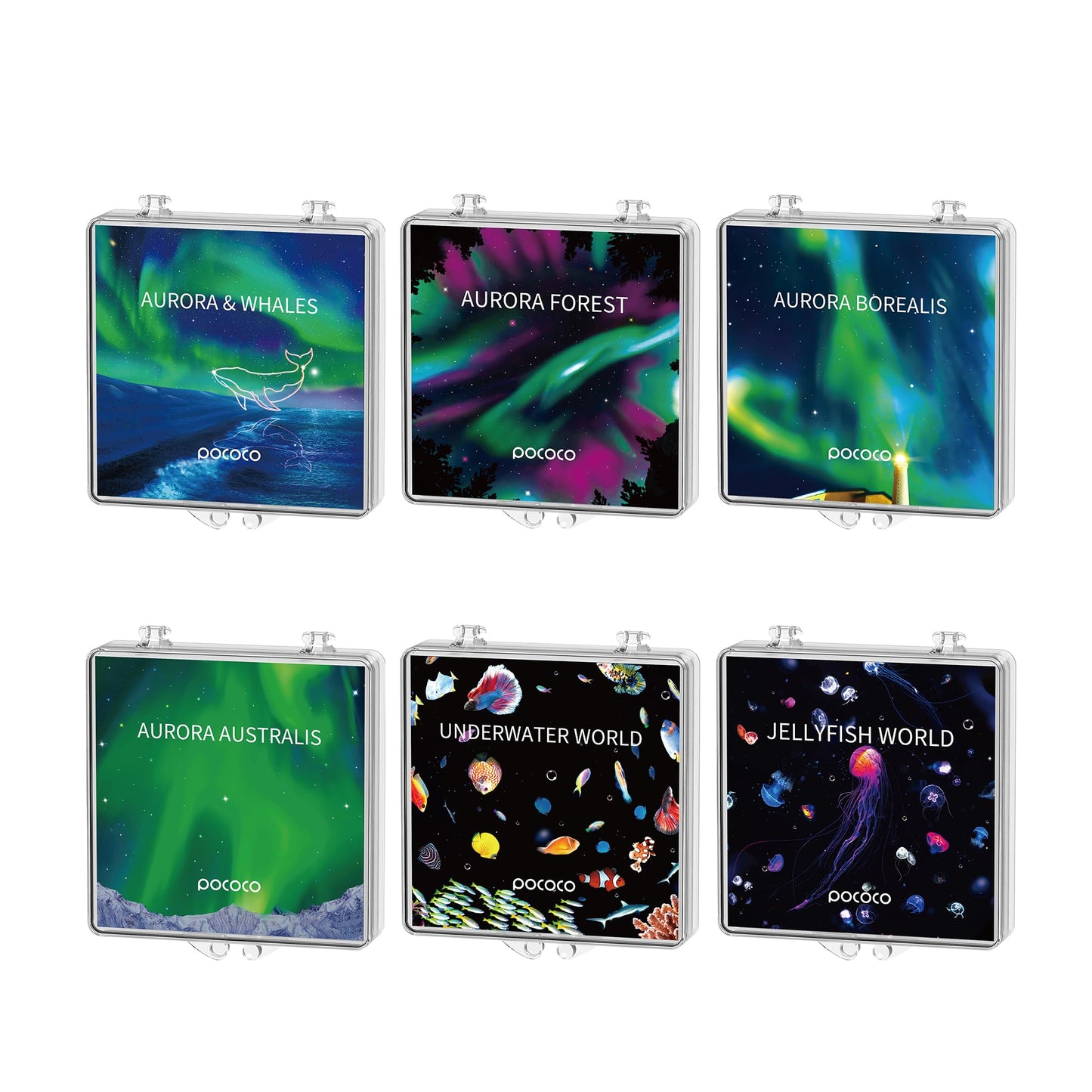 Discos para Proyector POCOCO Galaxy Aurora y Aguas Profundas 5K Ultra HD Litografía de Semiconductores