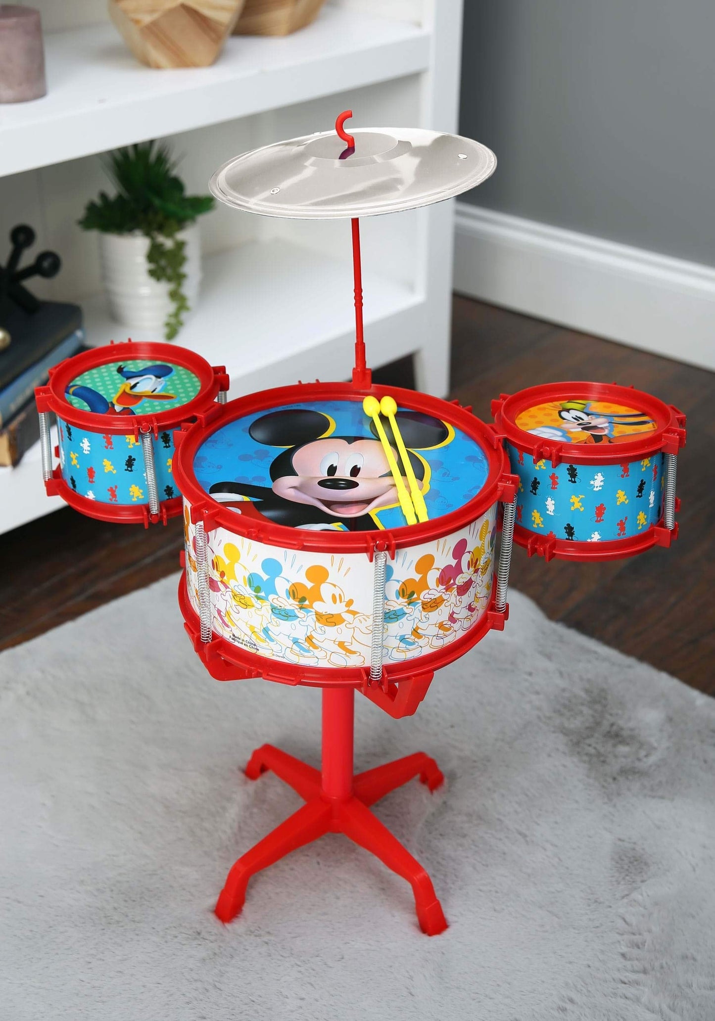 Disney Mickey Mouse Roadster Racers - Juego de música de batería