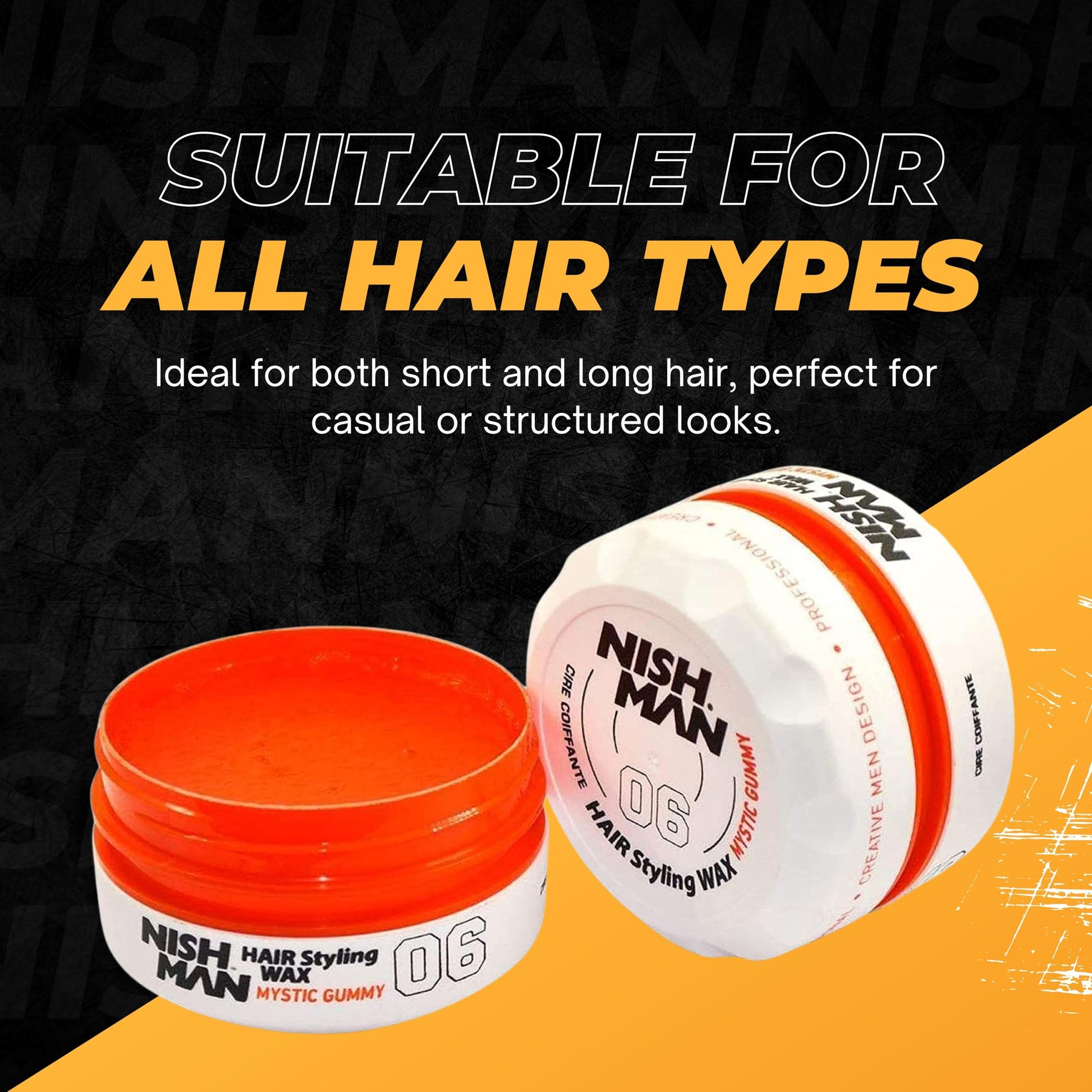 Nishman Serie Hair Styling (06 Mystic Gummy AQUA WAX, 150 ml)