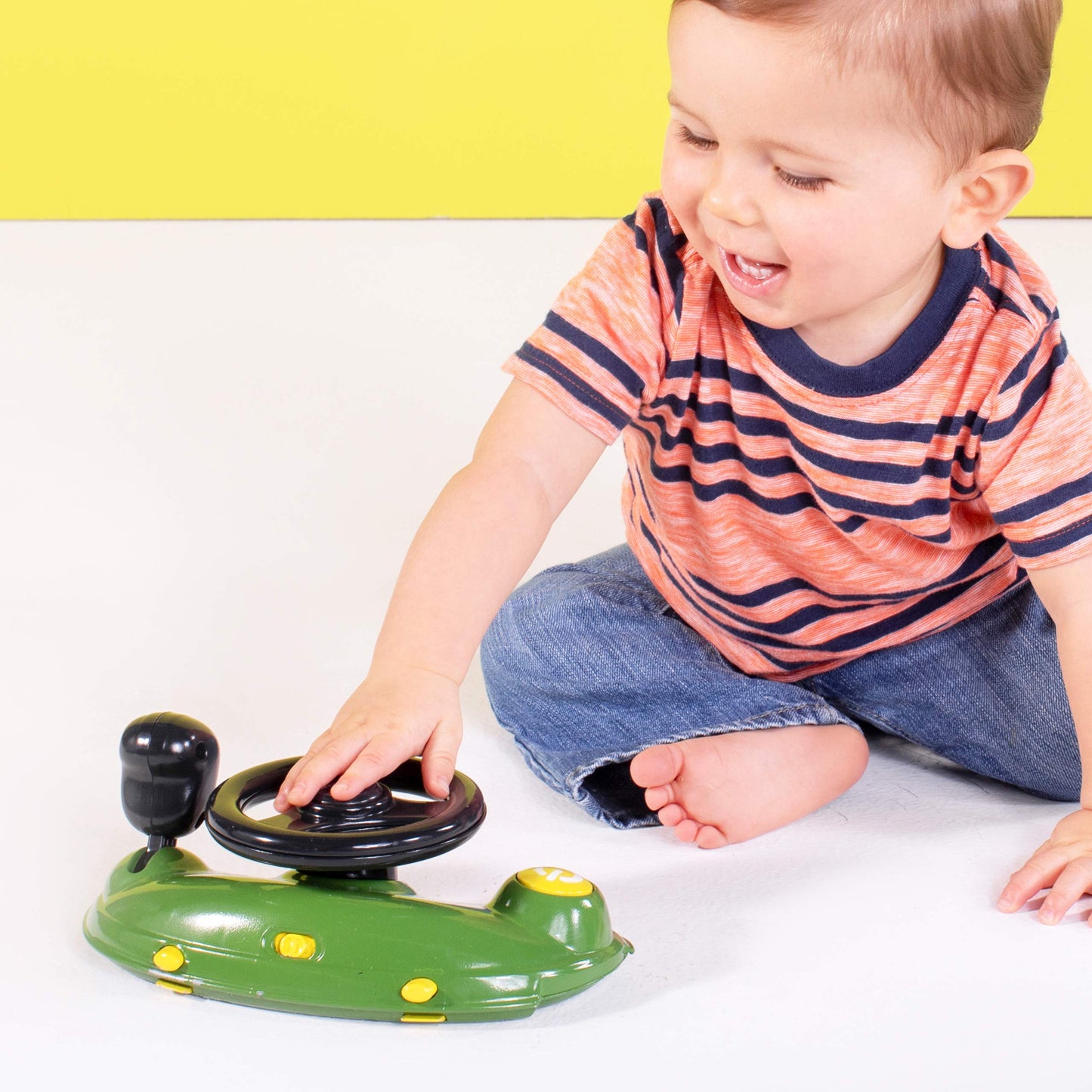 Bright Starts John Deere Gator 3 maneras de jugar Walker, a partir de 6 meses
