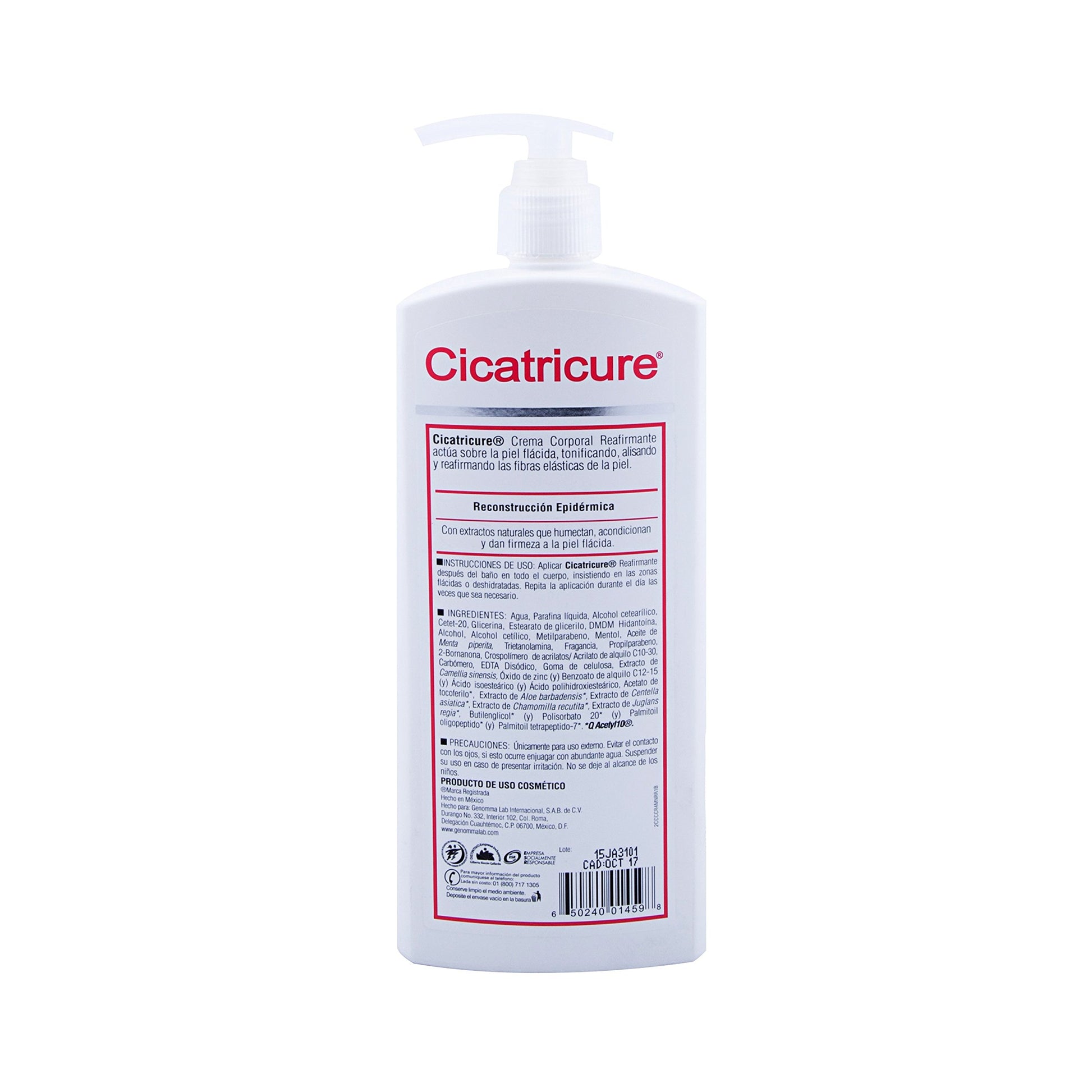 Cicatricure Crema Corporal Reconstrucción Epidérmica Reafirmante 400 ml + Crema Corporal ANTI ESTRÍAS,Humecatación reparadora, REDUCE Y PREVIENE con efecto de tensor cutáneo 400 ml