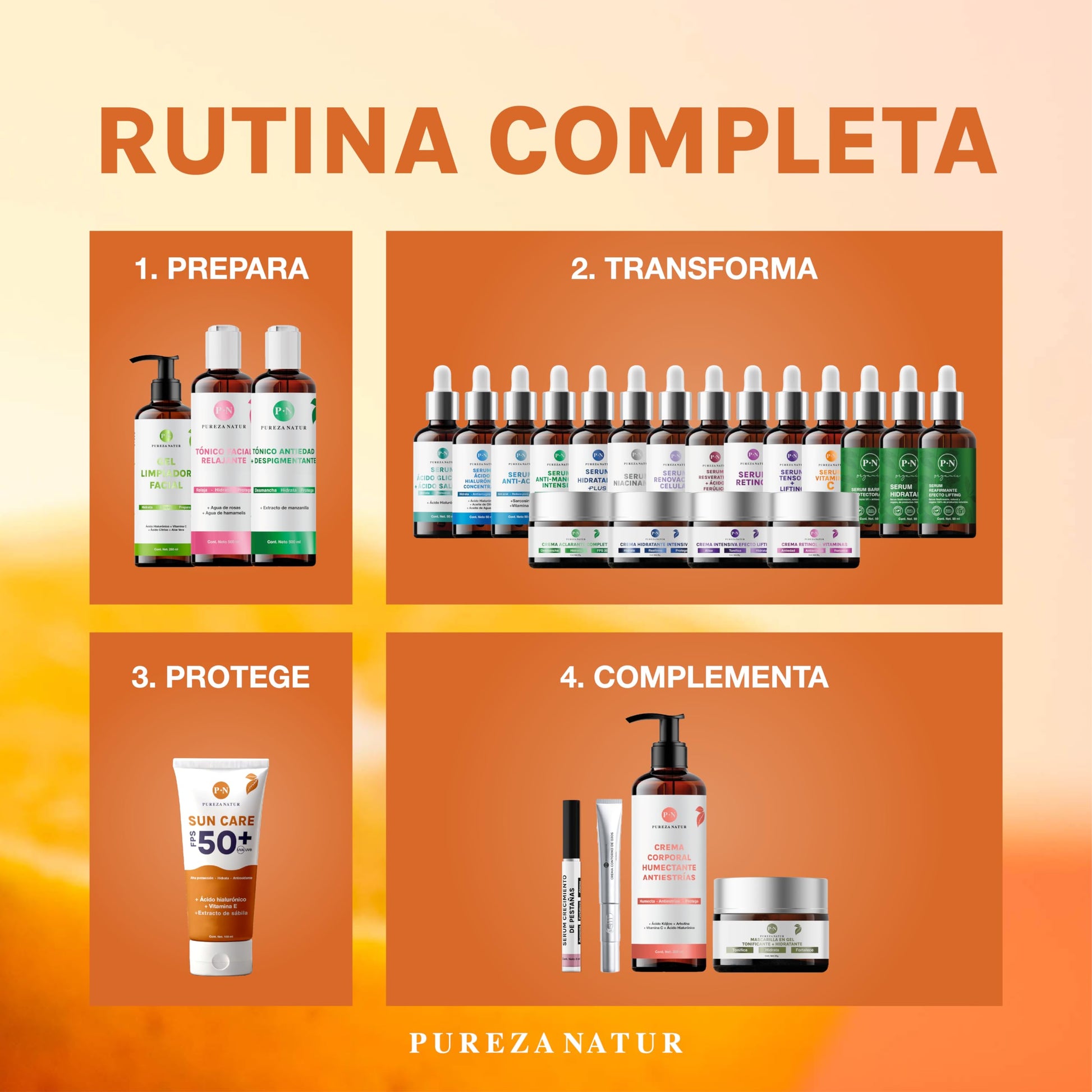 Serum Facial Anti Edad Vitamina C Ácido Hialurónico Hidratante para Mujer y Hombre