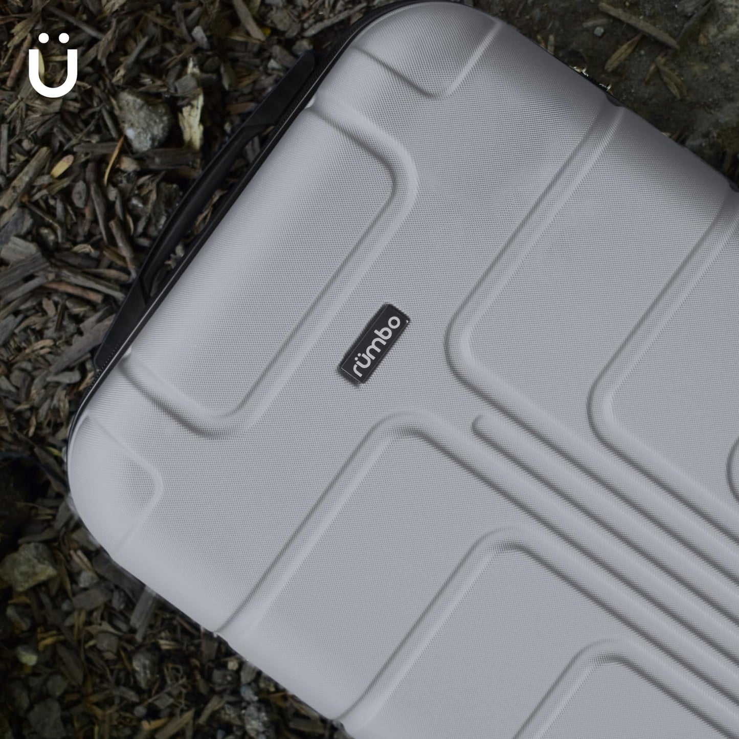 Maleta de Viaje Rumbo Gris Plata Resistente con 4 Ruedas y Candado de Seguridad