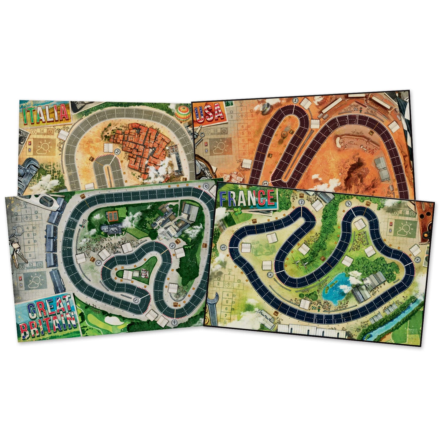 Days of Wonder Heat Pedal to The Metal Board Game | Strategy | Grand Prix Racing Game | Fun Family Game for Kids and Adults | Ages 10+ | 1-6 Players | Average Playtime 60 Minutes | Made by