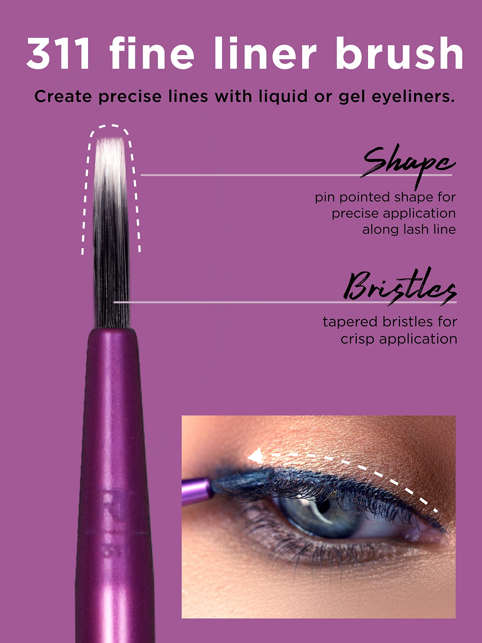 REAL TECHNIQUES, Kit de Brochas de Maquillaje para Ojos, Enhanced Eye Set, Incluye 5 Brochas + Taza para Brochas, Calidad Profesional