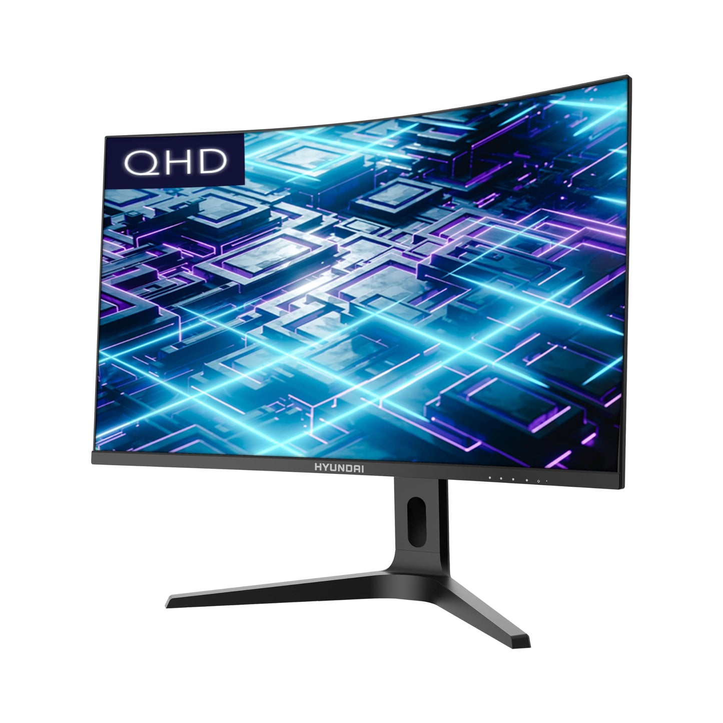 HYUNDAI Monnitor 32 Pulgadas Curved Gaming, 165Hz, QHD (2560x1440) LED,HDMI, VESA Mountable, Black, 32CGM Series – Black