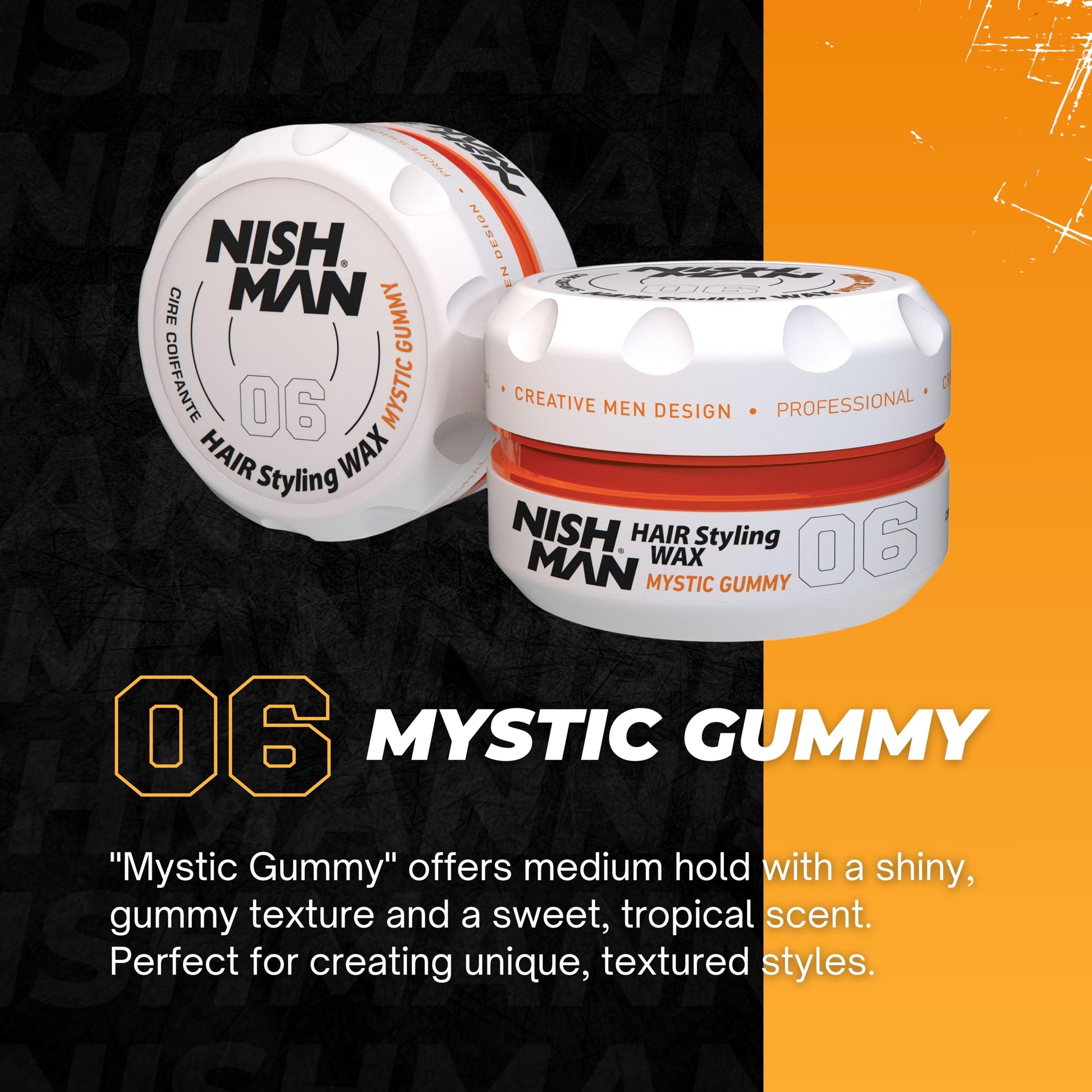 Nishman Serie Hair Styling (06 Mystic Gummy AQUA WAX, 150 ml)