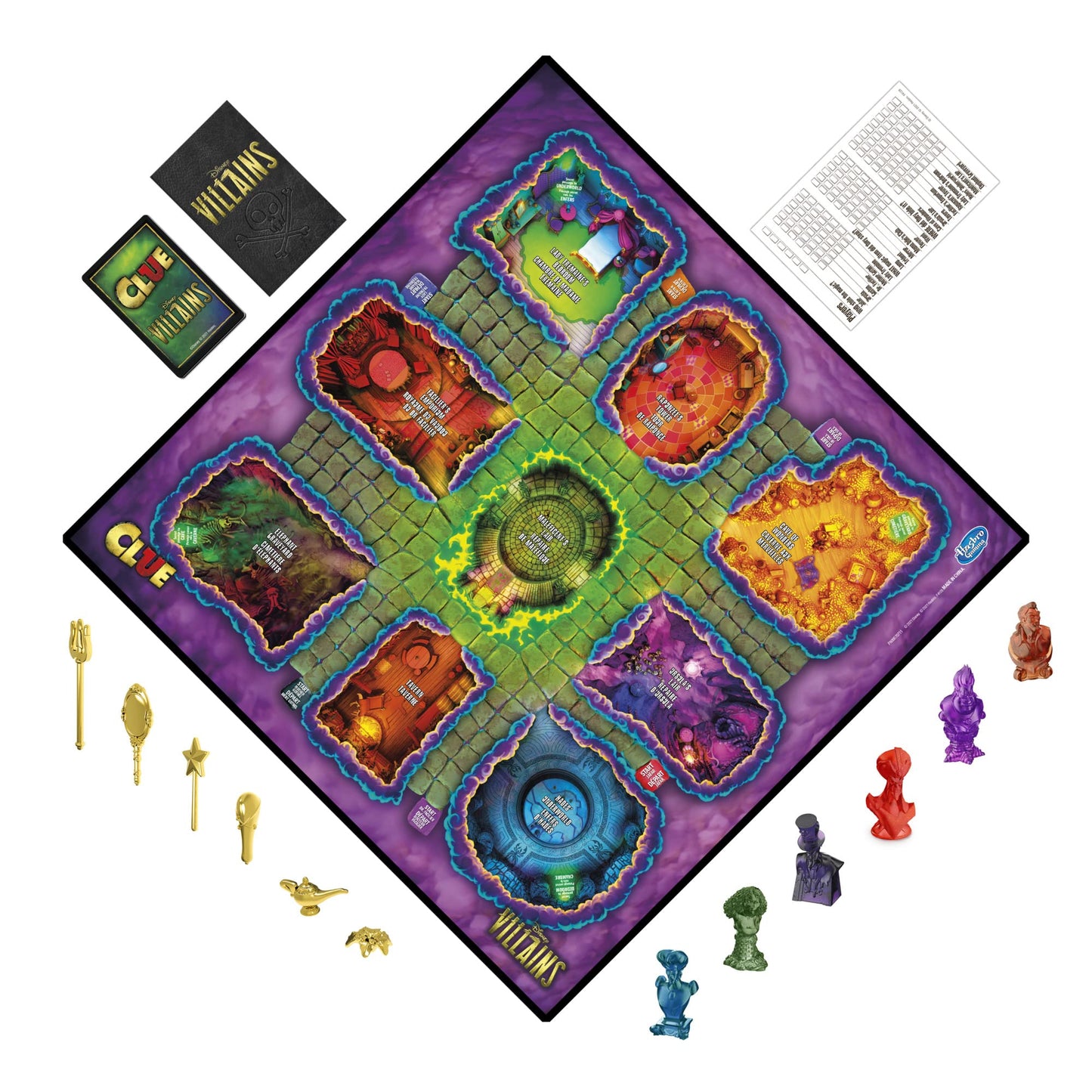 Hasbro Gaming Clue Disney Villains