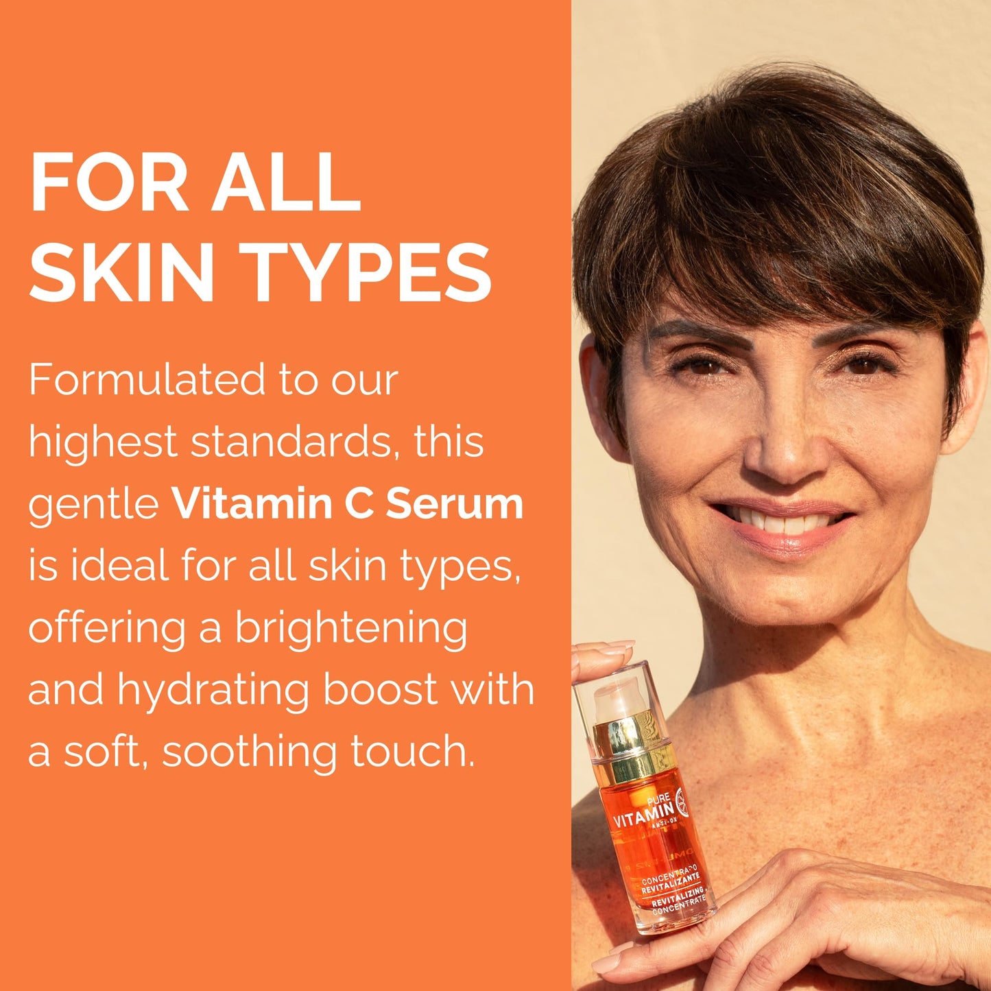 Noche Y Dia Night and Day Vitamin C Revitalizing Concentrate Serum for Face with Bitter Orange, Lemon, & Kiwi Seed 1.02 fl oz