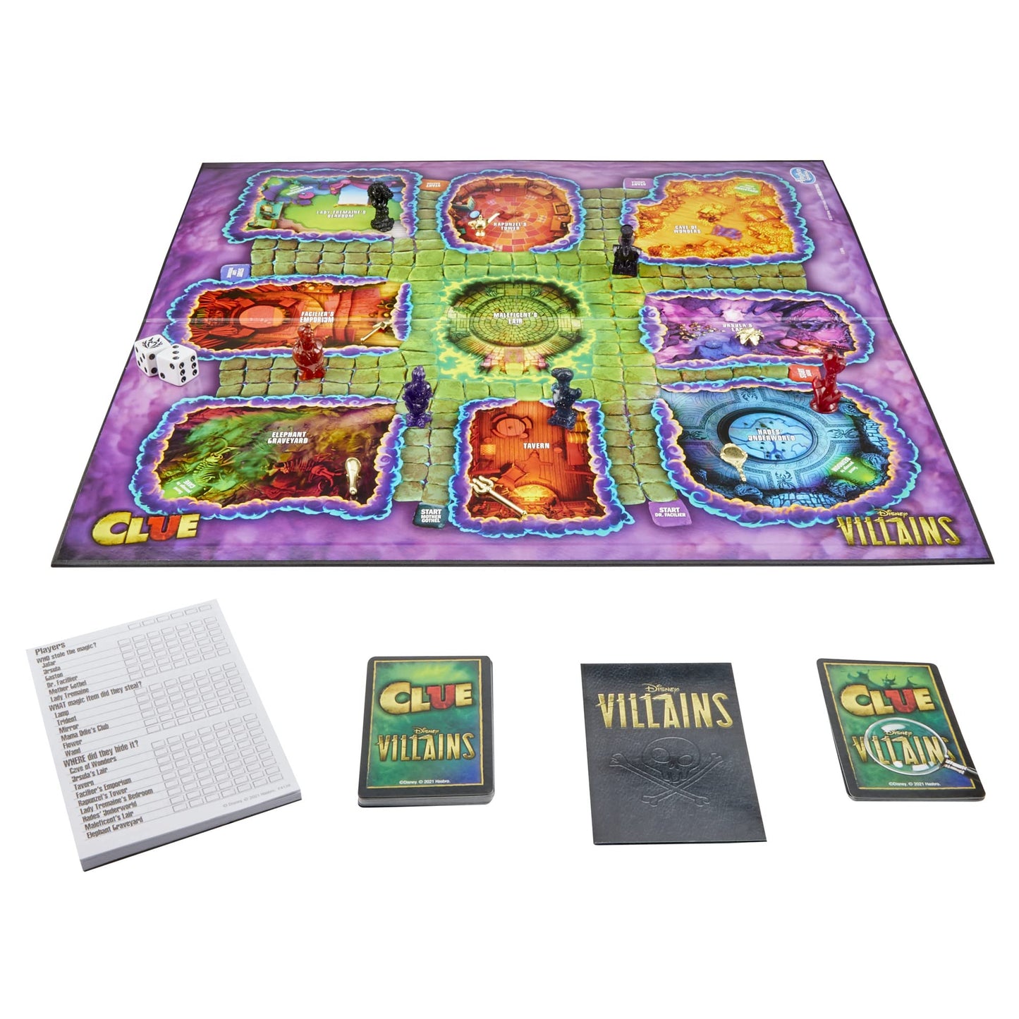 Hasbro Gaming Clue Disney Villains