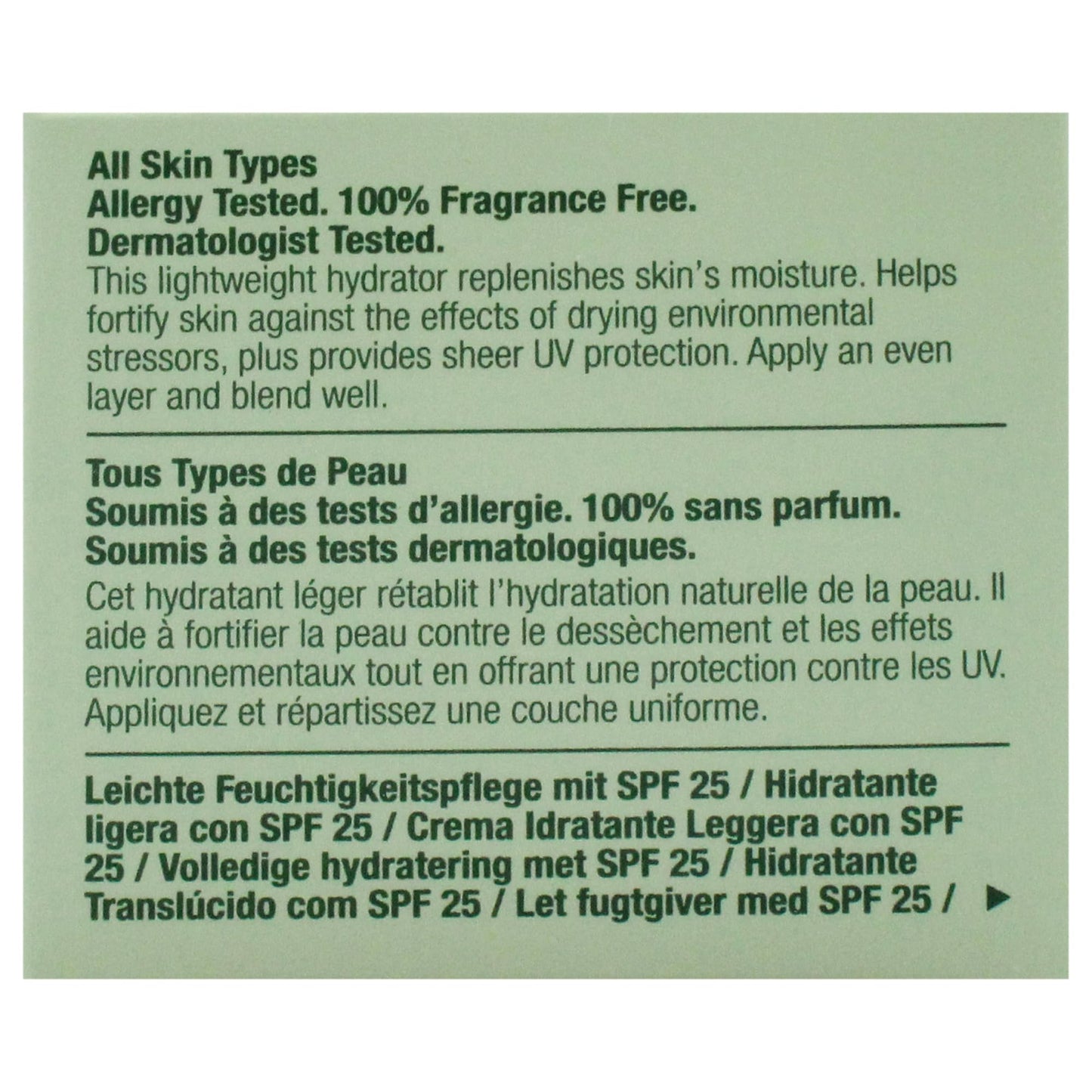 Moisture Surge Sheer Hydrator Cream SPF 25