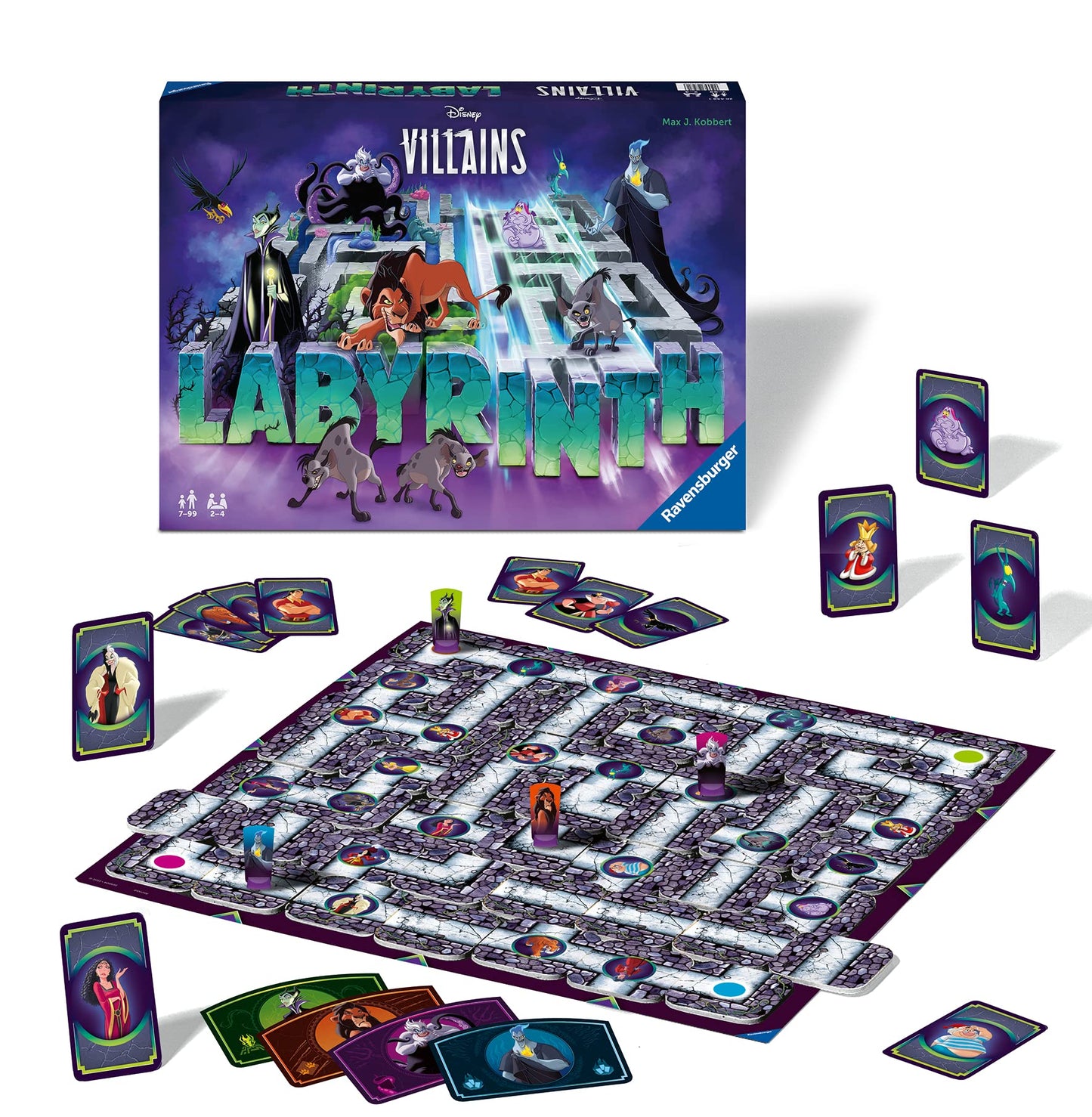 Juego de Mesa Ravensburger Villanos Disney Clásico Familiar para Niños
