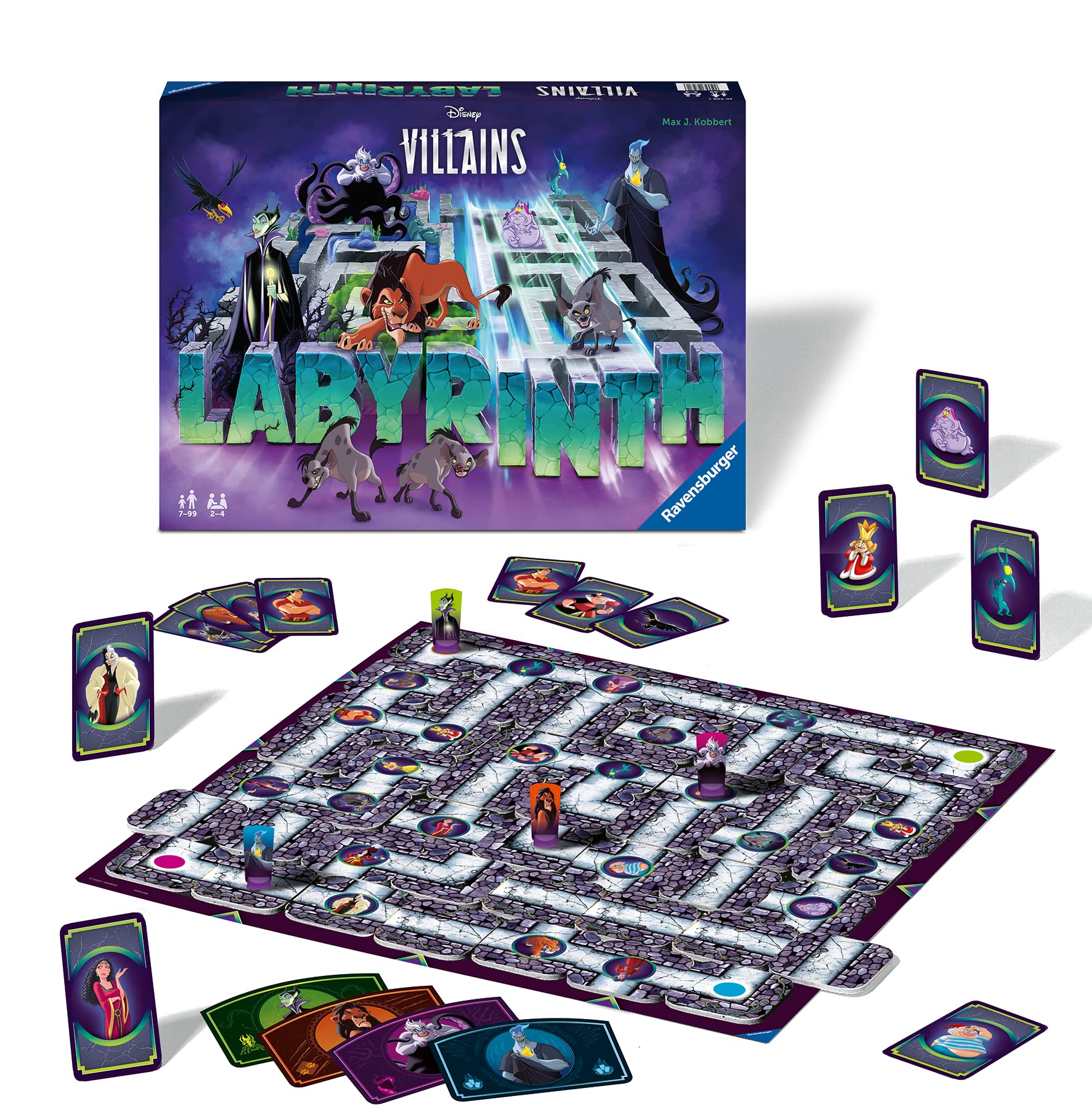 Juego de Mesa Ravensburger Villanos Disney Clásico Familiar para Niños