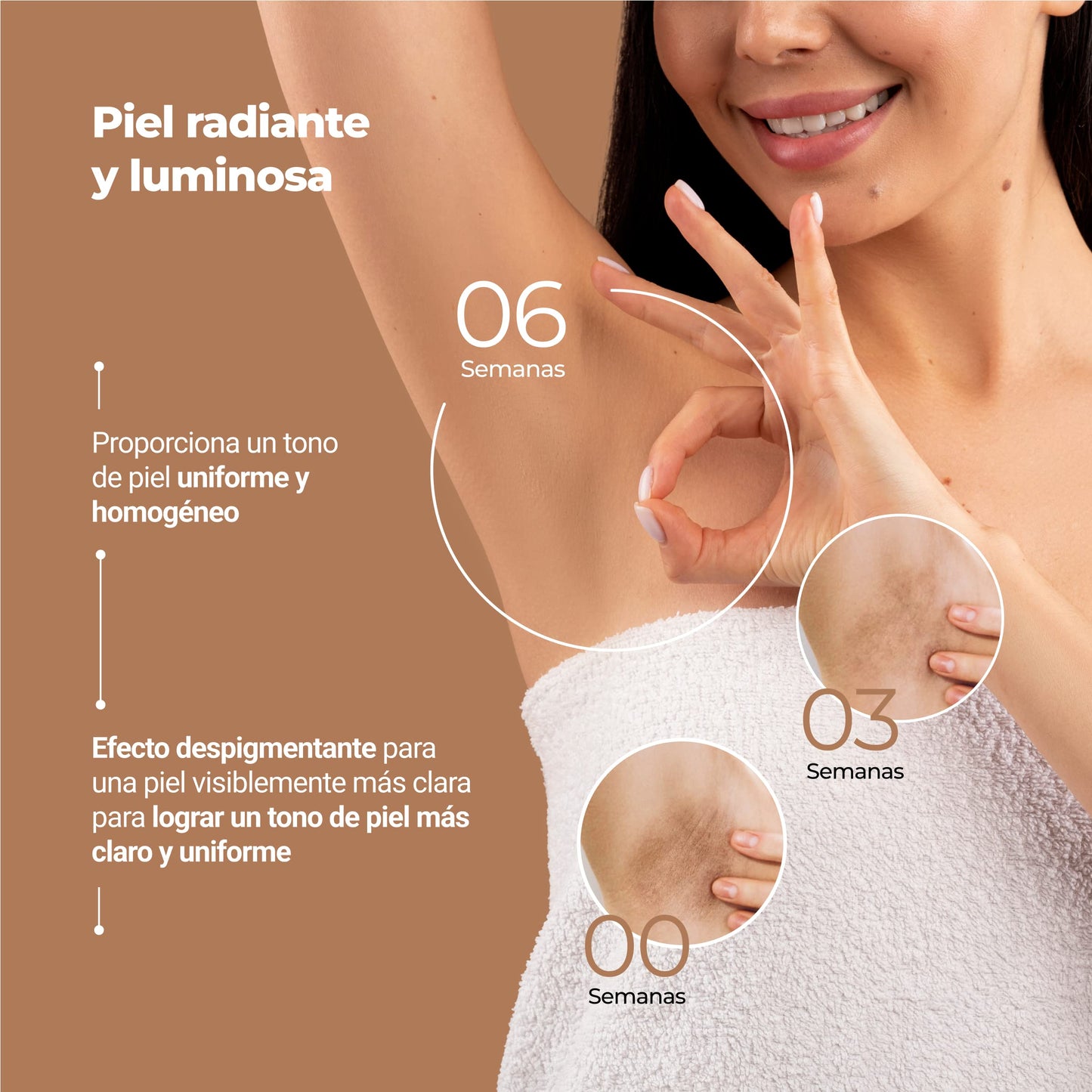 MELADERMIC Crema Corporal Despigmentante para Manos y Cuerpo | Unifica el Tono y Previene las Manchas y Pecas | Axilas, Codos, Rodillas, Cuello, Manos | Hidratación Profunda Antimanchas | 150 gr