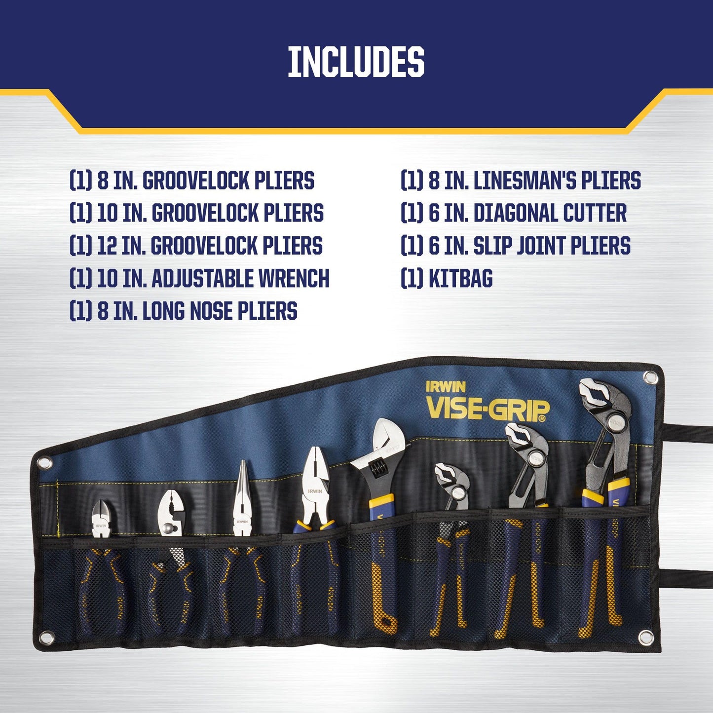 Irwin Tools- Juego de desarmadores y llaves, 8 piezas, 2078712