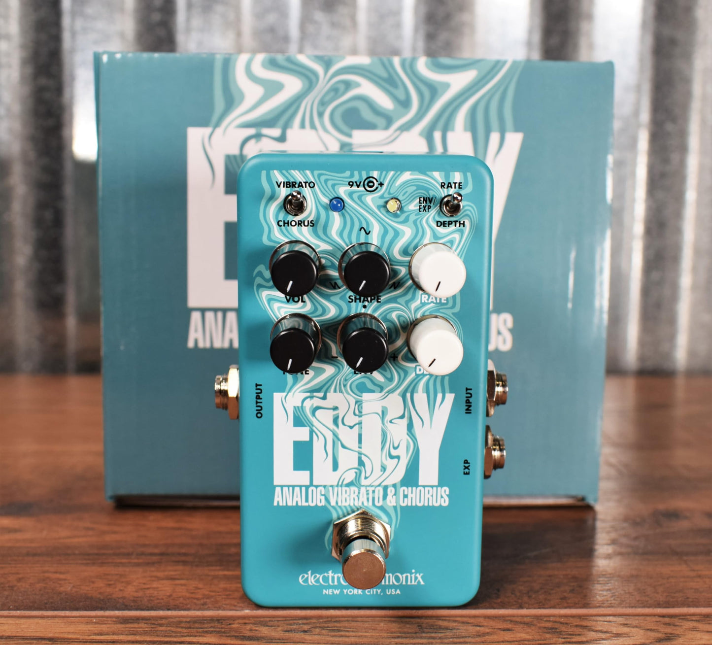 Pedal de Efecto Vibrato Chorus Electro-Harmonix EHX Eddy para Guitarra