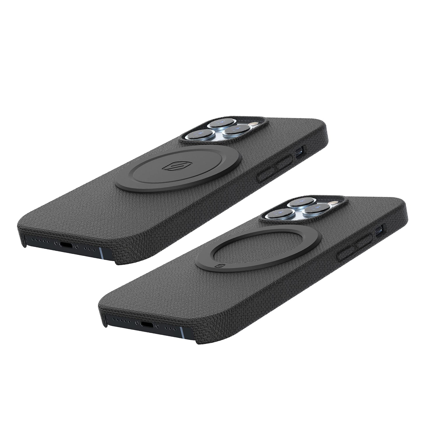 Scosche - Adaptador magnético calcomanía - Compatible con iPhone 8, X, 11, SE y Android con carga inalámbrica - MagSafe y Qi - Negro