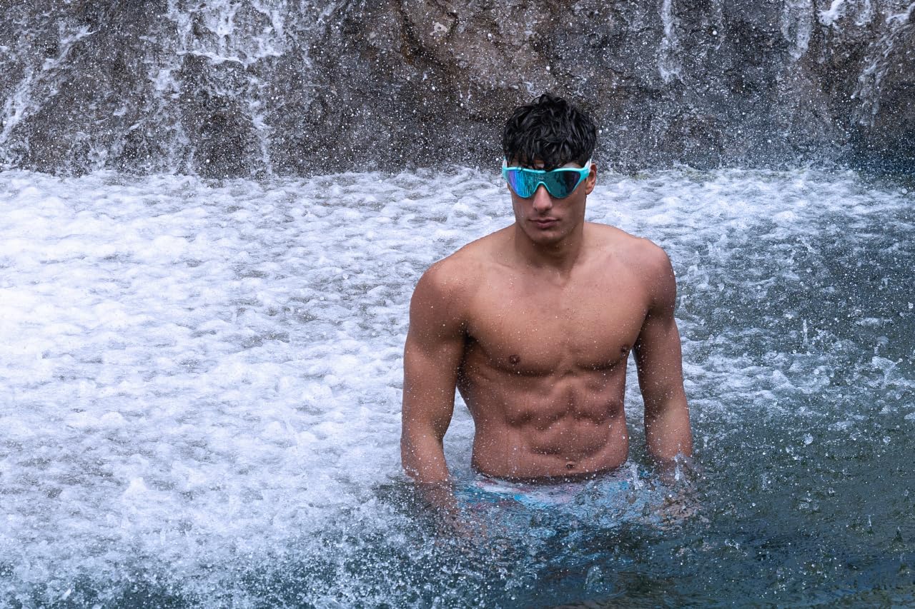 ARENA - Máscara de natación unisex para adultos, unisex, para hombres y mujeres, lentes de policarbonato de gran ajuste, color plateado/verde suave/negro