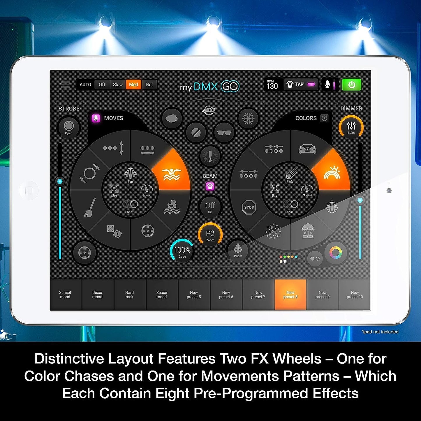 ADJ Products Mydmx Go, App, driver de iluminación inalámbrico DMX
