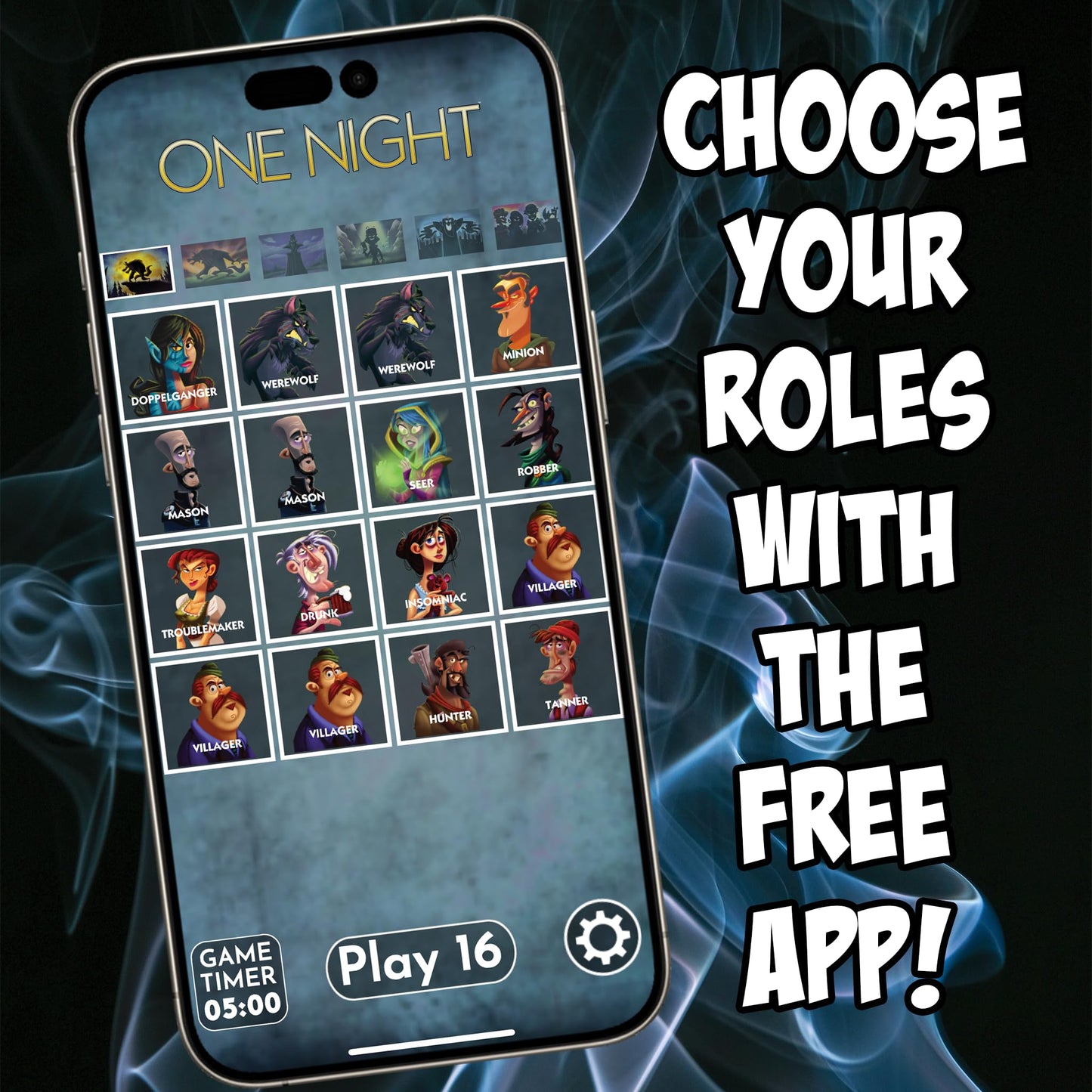One Night Ultimate Werewolf Board Game by Bezier Games