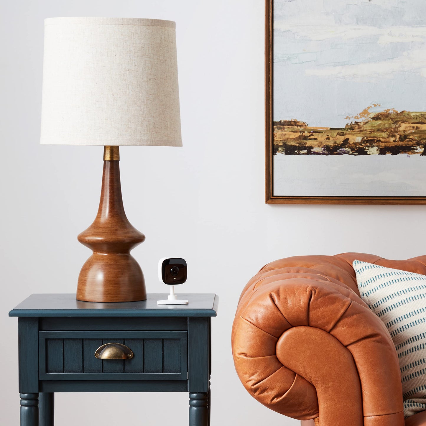 Cámara de Seguridad Interior TP-Link Tapo 2K Blanca con Visión Nocturna para Monitor de Bebé y Perros