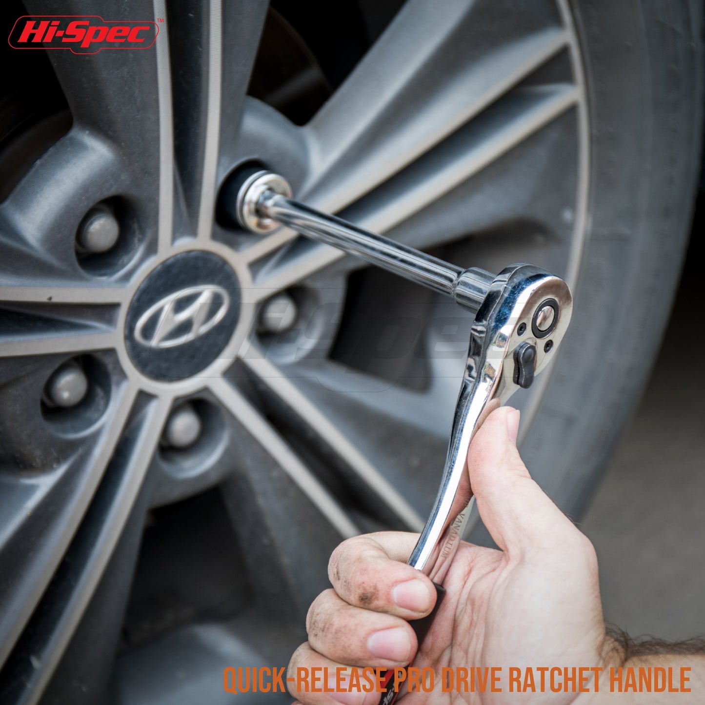 Hi-Spec Juego de Herramientas para Mecánica Automotriz de 67 Piezas. Herramientas Manuales de Bricolaje para Reparación y Mantenimiento de Automóviles, Bicicletas, y Motos. con Maletin de Transporte