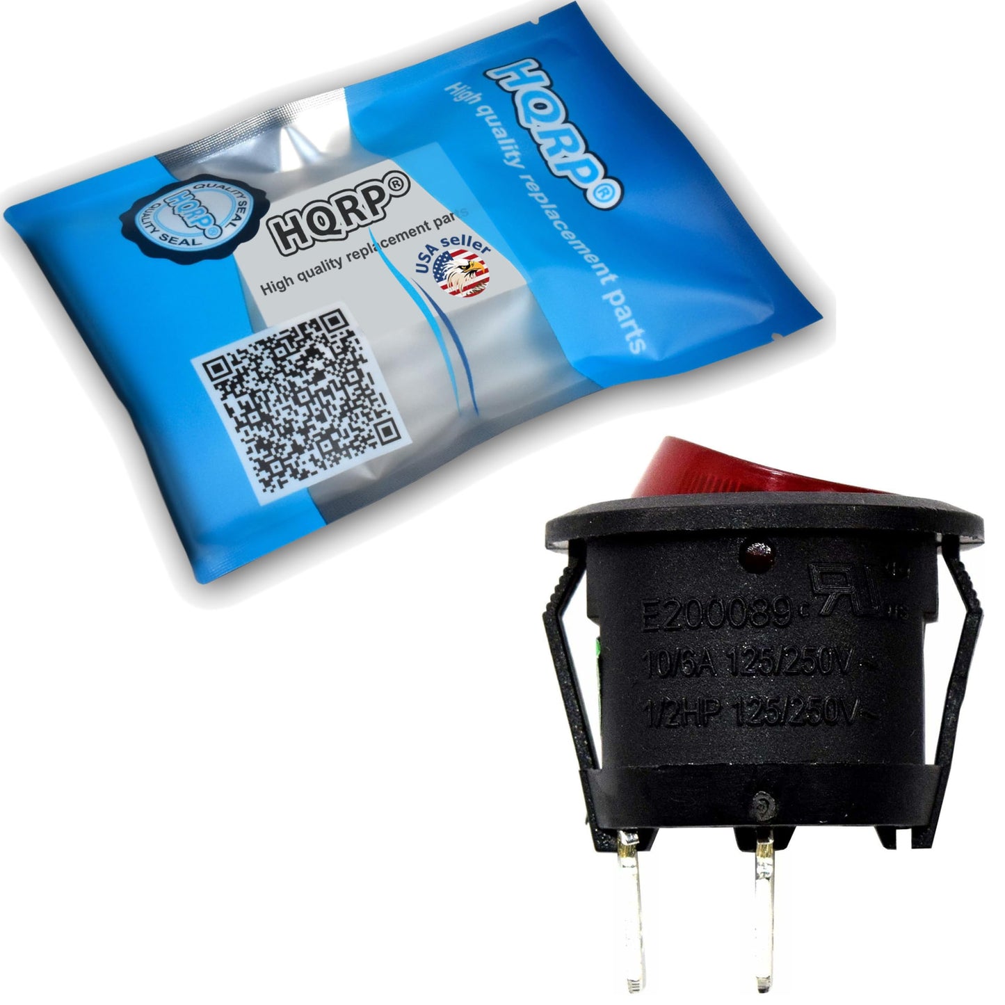 HQRP Interruptor de encendido y apagado compatible con Hoover Windtunnel UH70815 UH70819 UH70821 UH70829 UH70832 UH70839 UH71250 UH71230 UH70817 Wind-Tunnel-2 Aspiradora vertical